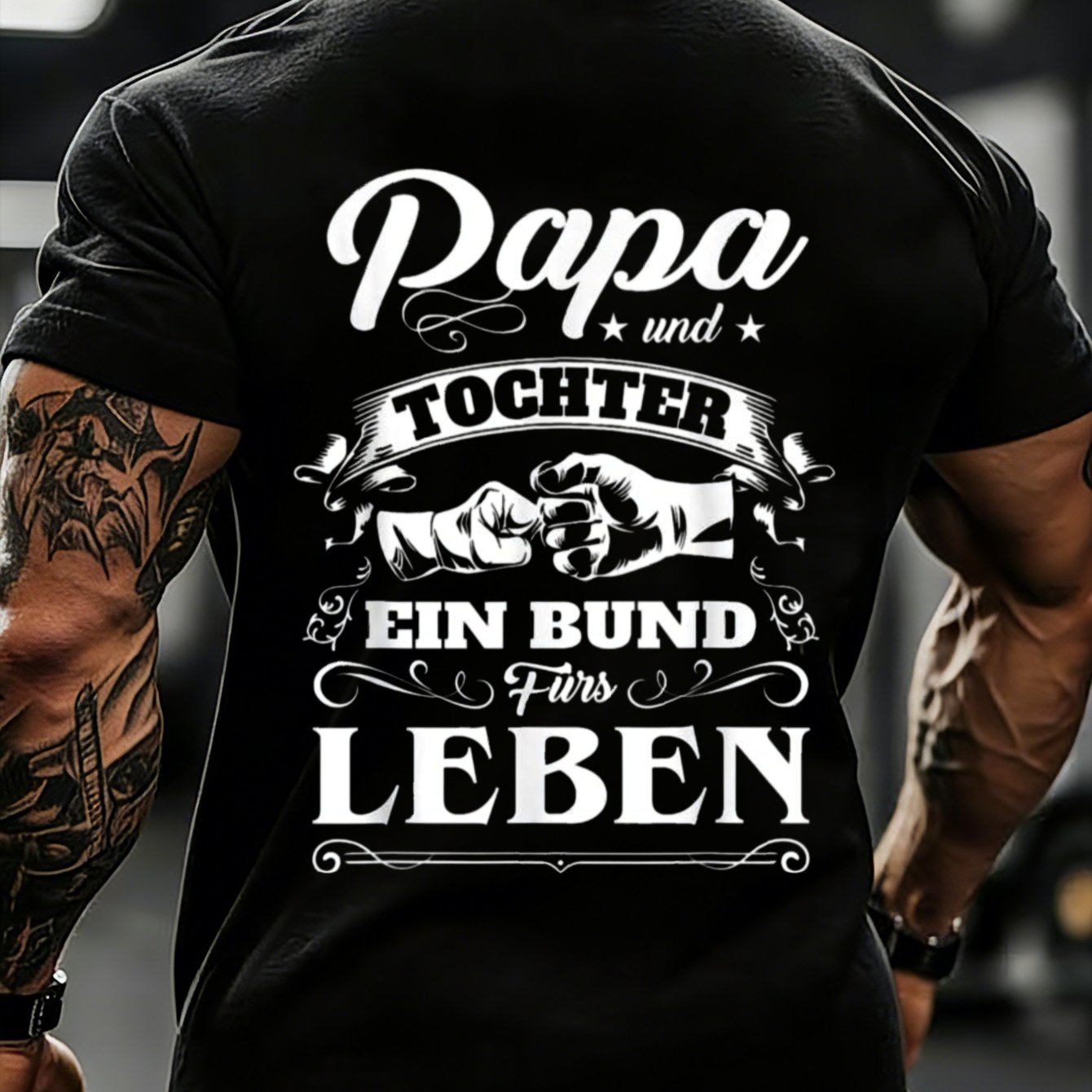 Black T Shirt And Daughter A For For Father Daughter Relationship Gift
