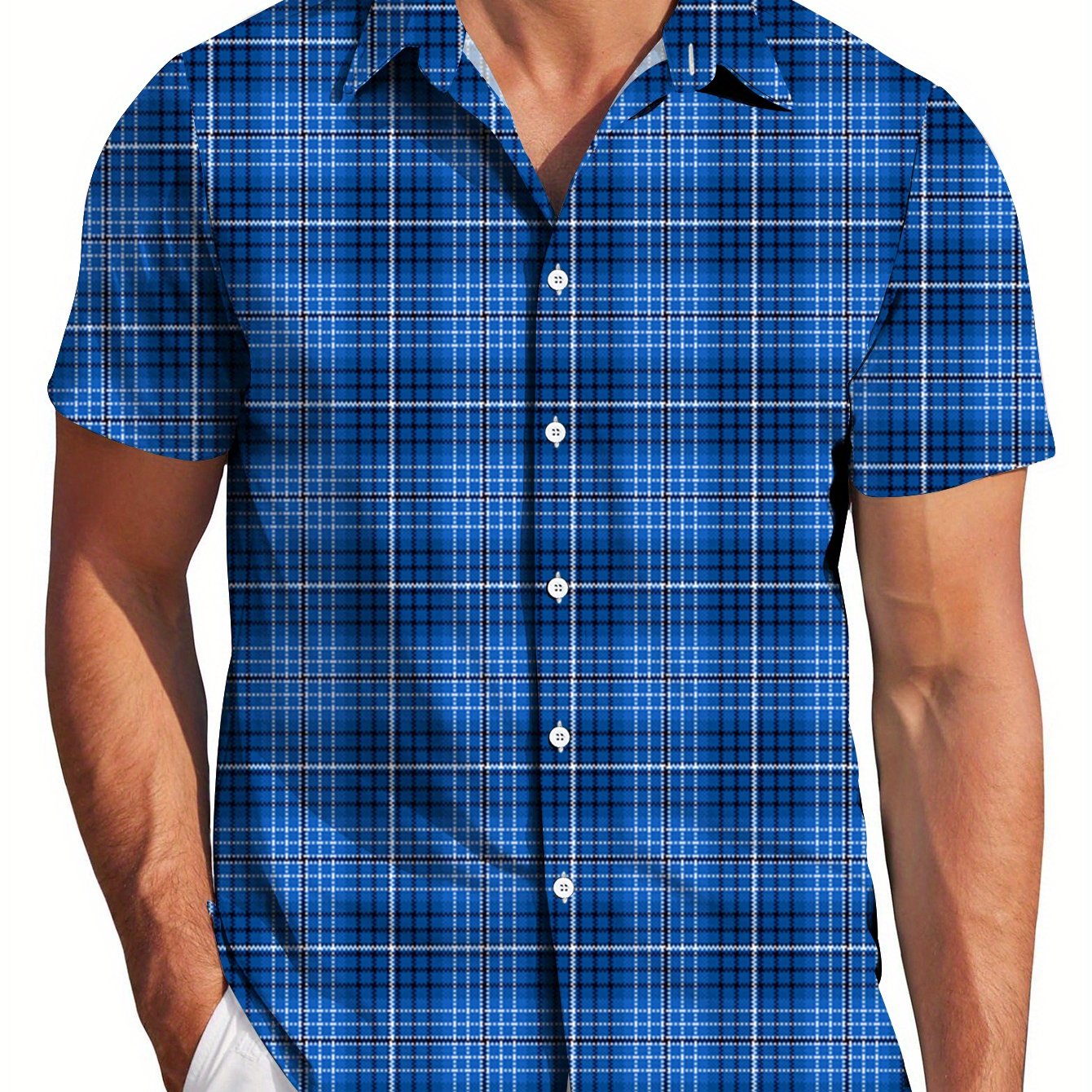 TEMU Men's Size Short Sleeve Shirt