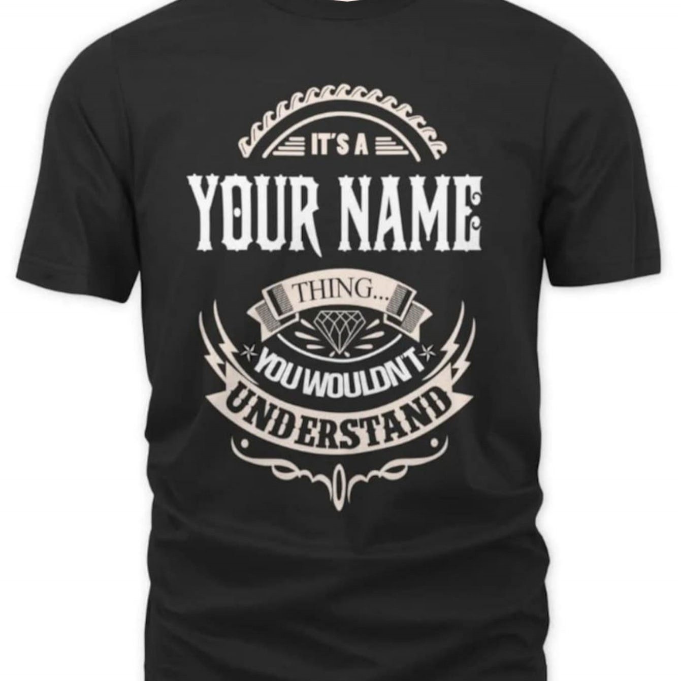 TEMU Customized Name/personalized T-shirt - " About , You Don't " Unisex Couple Trendy Short-sleeve Top, Street Style Short-sleeve T-shirt,