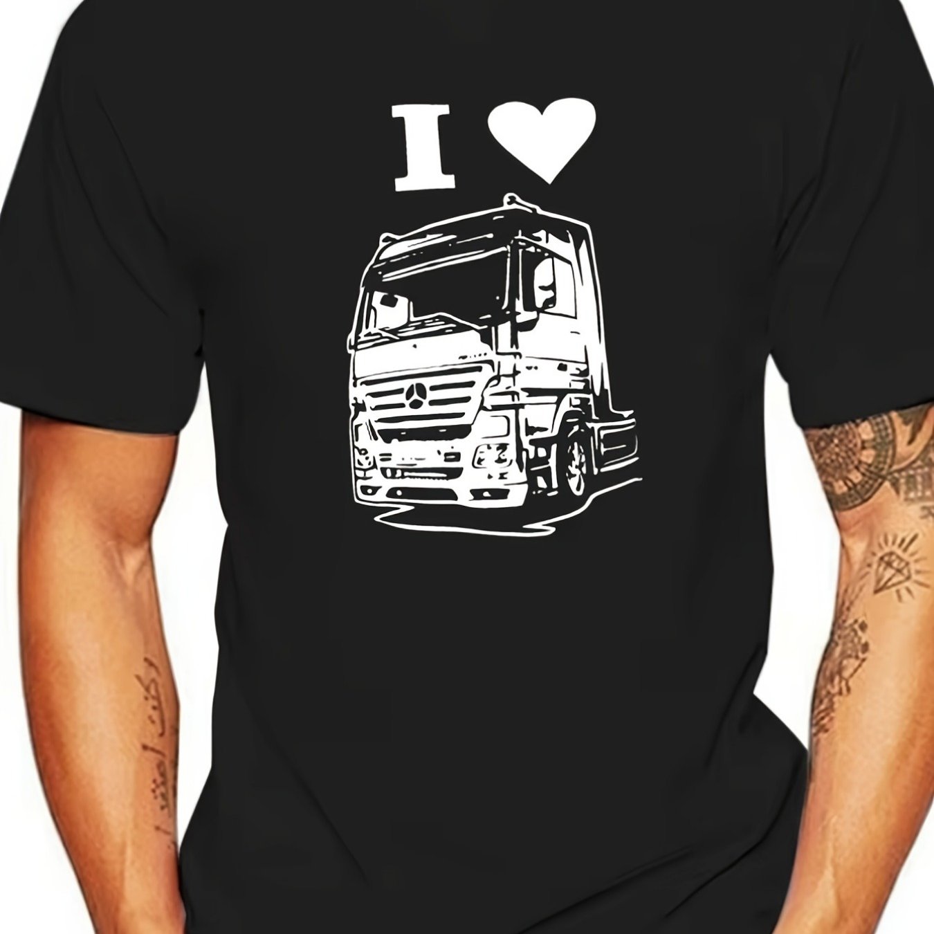 Image of Db Men's Heavy-duty For T-shirt - Workwear Tee For Truck Drivers & Construction, Breathable Short Sleeve Round Neck Casual Shirt With Db Branding, Durable Apparel For