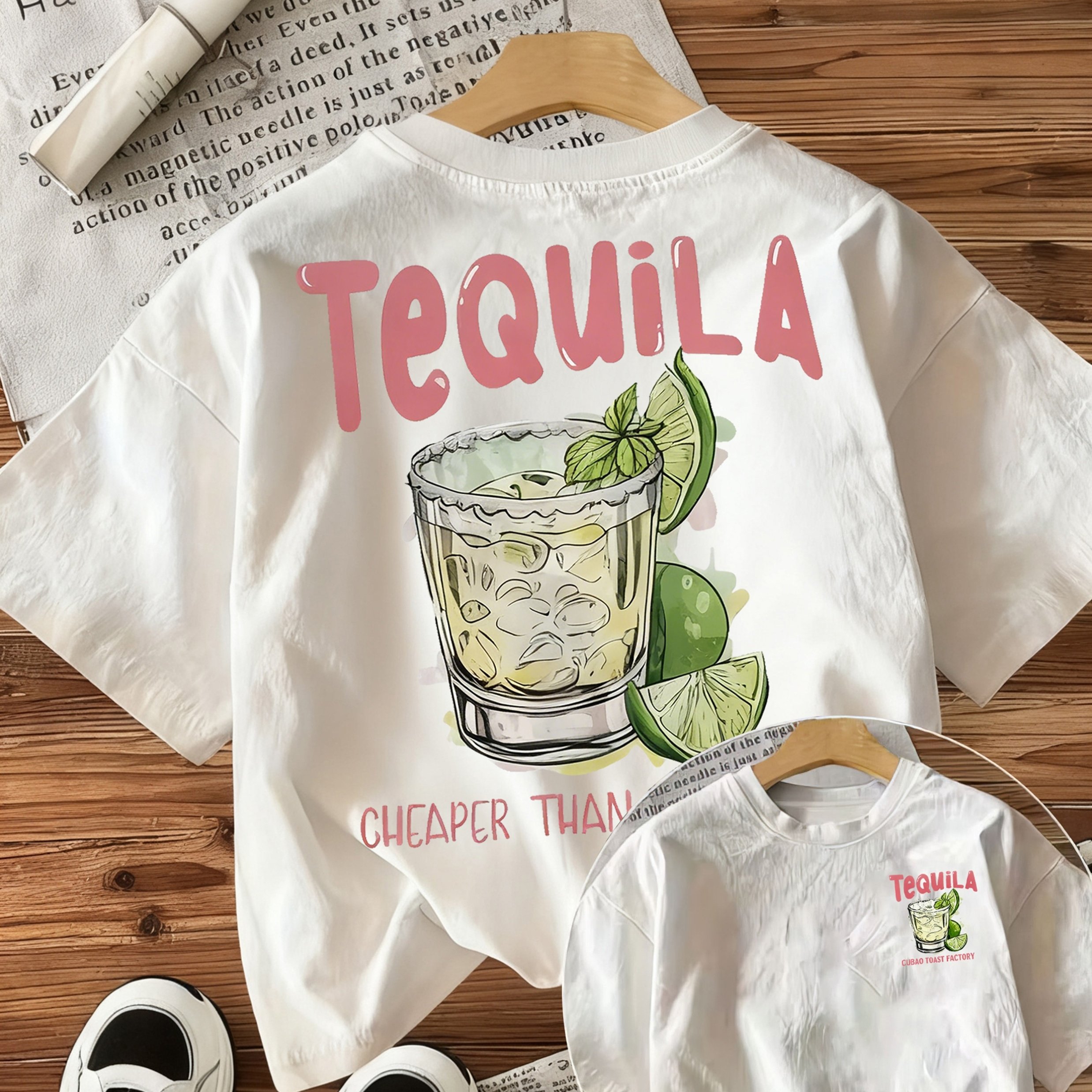 TEMU Egg Tart Special, Women's Los Angeles Print Pattern, Women's T-shirt, Casual And Comfortable Clothing, Loose T-shirt