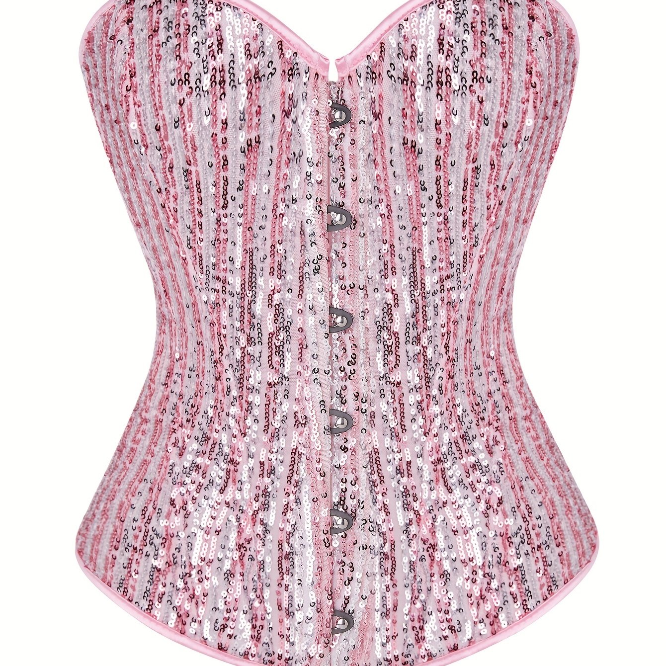 Sequin Strapless Corset Bustier Tummy Control Lace Slimmer - Temu