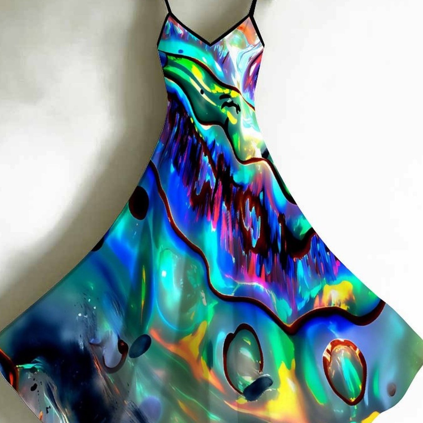 Women's Halter-neck Tank Top Dress With Printed Fashionable Patterns. Elegant Women's Dress Suitable For Parties, Casual , And Elegant Resort Wear. Essential Women's And Must-have For Women