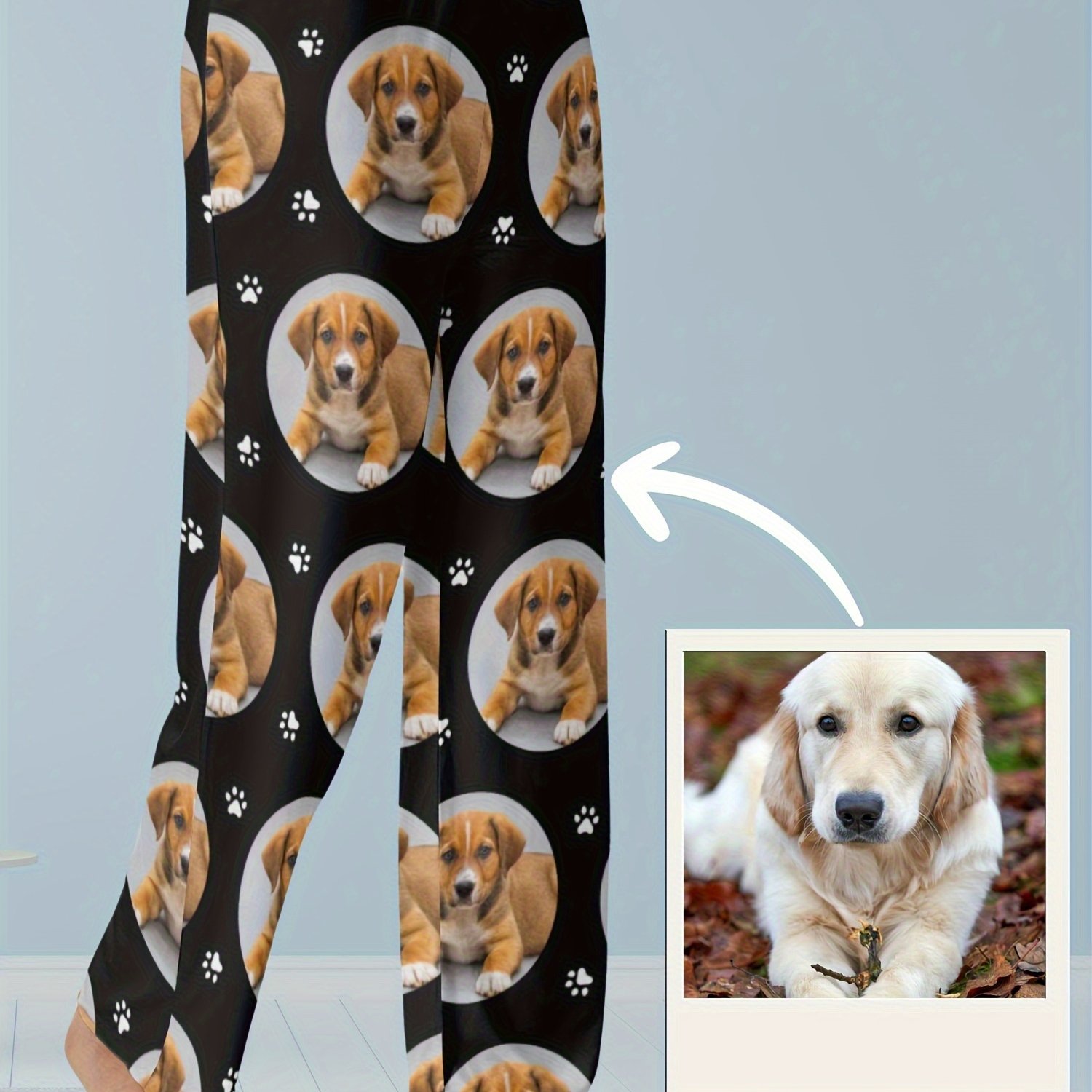 TEMU Custom Photo Men' Pants, Stylish Sleepwear, Suitable For Sports And Everyday Wear, A Gift For A Boyfriend Or Valentine's Day