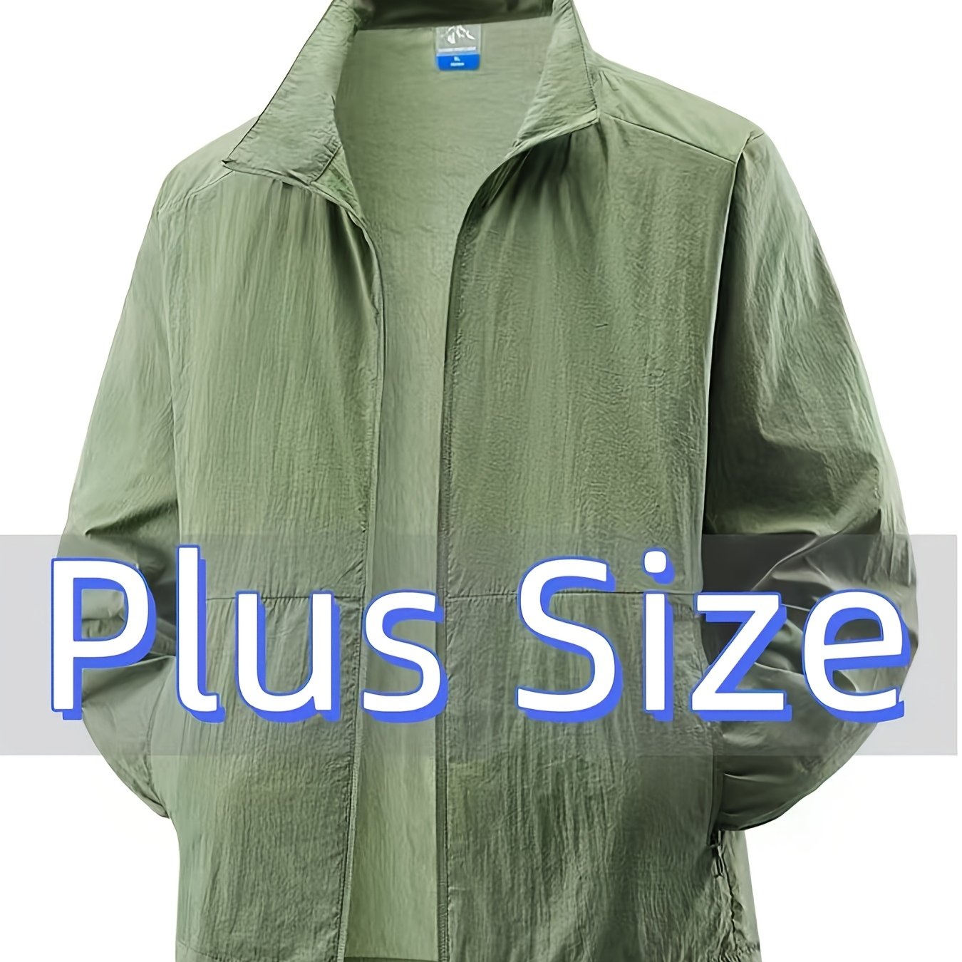 TEMU Men's Summer Lightweight Sports Outdoor Comfortable Versatile Plus-size Jacket For Fishing And Travel, Lightweight Breathable Plus-size Jacket,