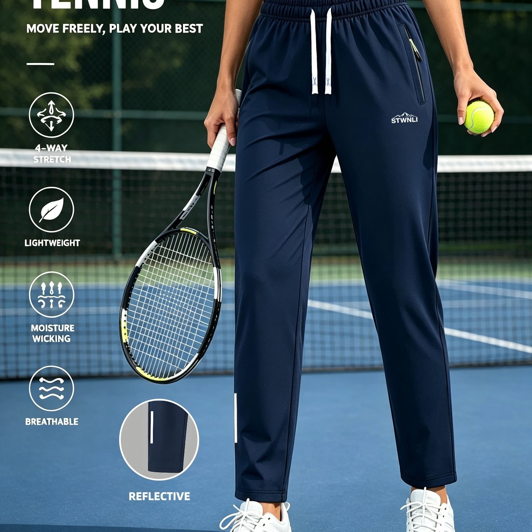 TEMU Women's Summer Sports Pants, Versatile Casual Trousers, Spring And Autumn Running Pants, Baggy Trousers, Sweatpants, Women's Sweatpants,