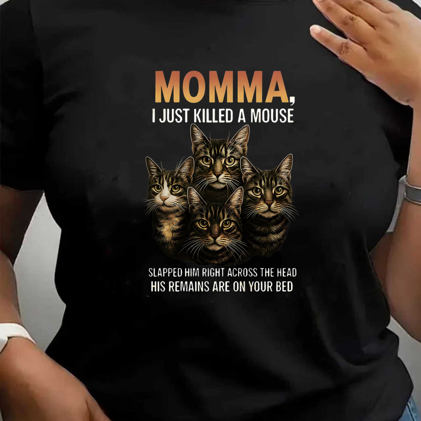 TEMU Plus Size Women's Clothing, Ladies T-shirts, Fashion And Versatile I Just A Mouse