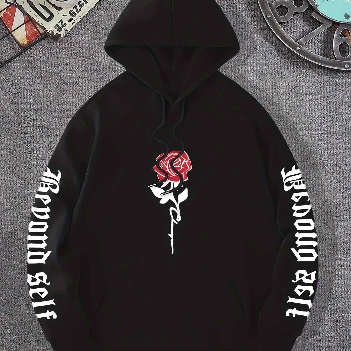 TEMU Nouveau pull à capuche décontracté et pour jeunes, automne et hiver, pour hommes et femmes, avec haut en velours