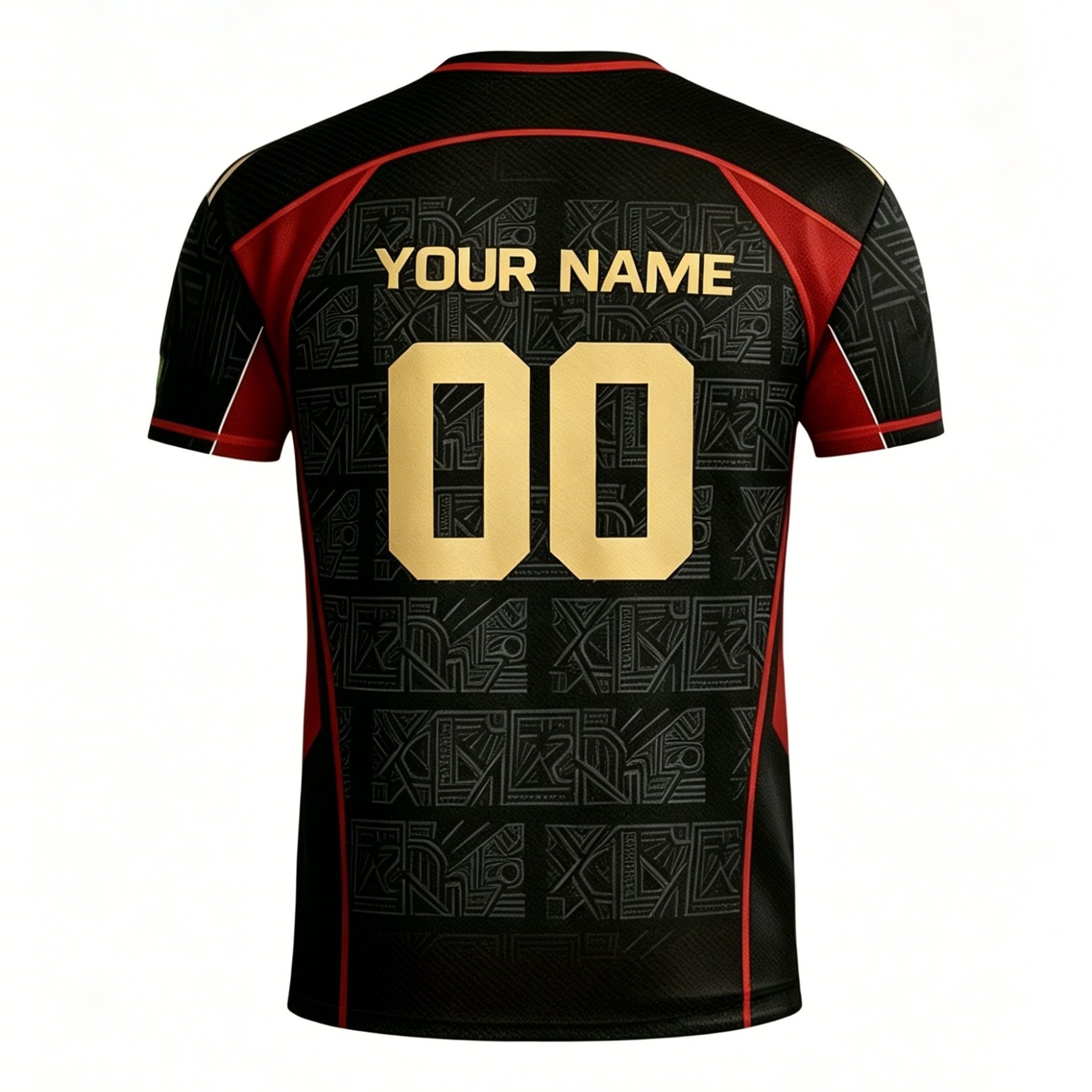 TEMU Custom Mexican Style Jersey, Cultural , Quick-drying And Breathable, Name And Number