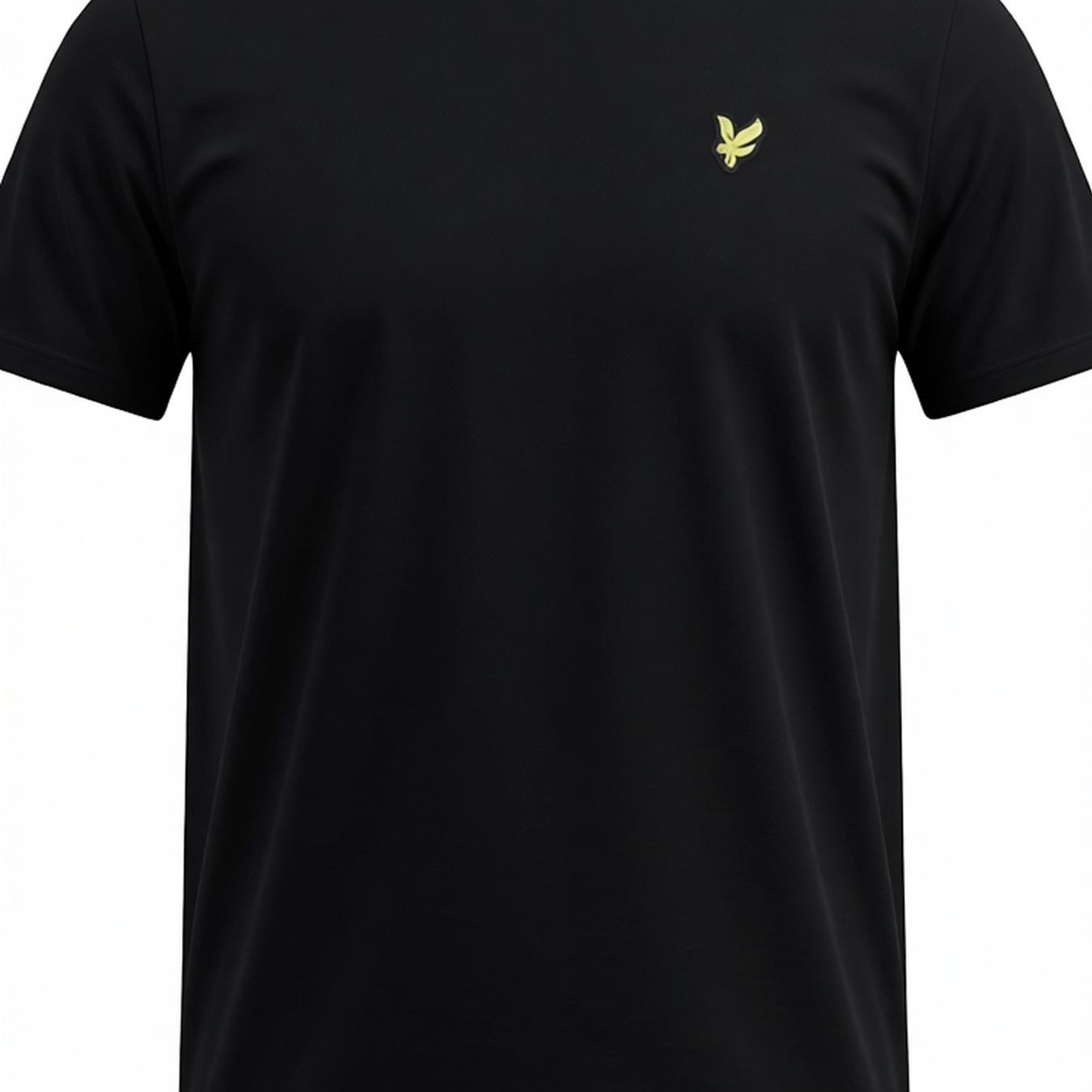 Ly Le Sc Ott Men's Casual Crew Neck T Shirt Fit With Name Initials Print Machine Washable Versatile For Everyday