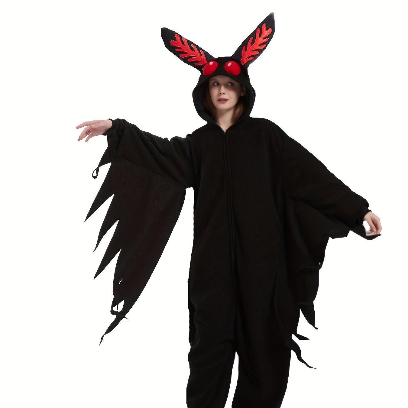 Image of Women's Thickened Winter Animal Jumpsuit - Hooded One-piece Pajamas Suitable For Role Play Costumes, Masquerade Outfits, Cozy Sleepwear (machine Washable)