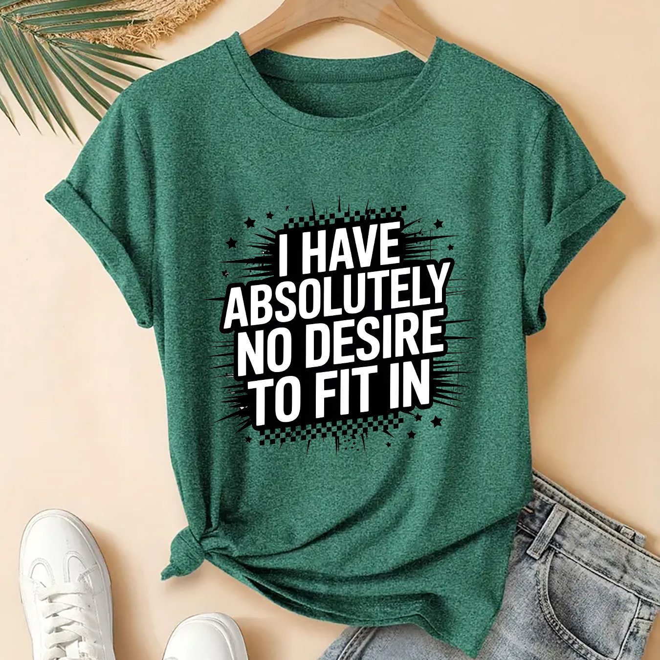 TEMU Women's Plus Size Oversized T-shirt With 
