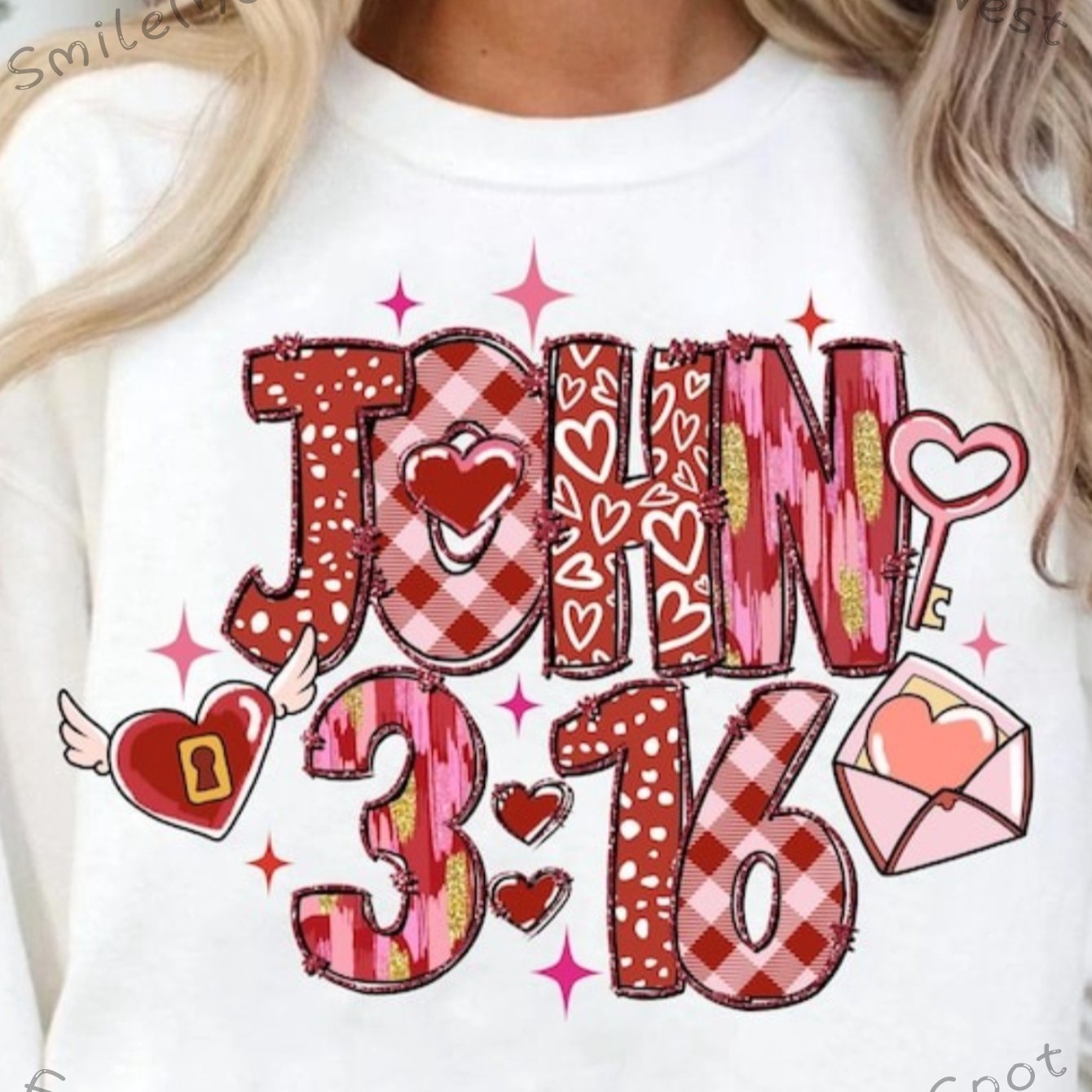 Women' & Men' John 3:16 Verse T-shirt - Christian Tee With John 3:16 Scripture Print, Soft Breathable 100% Casual Crew Neck Top, Valentines Day & Christmas Gift Suitable For Women And Men, Unisex