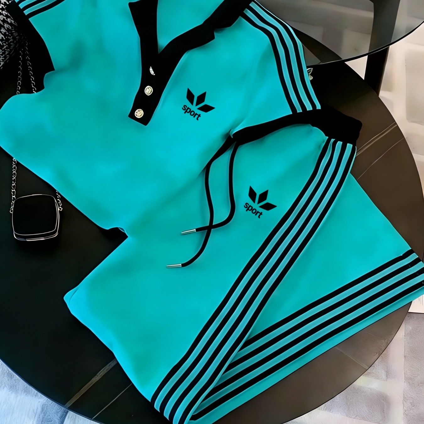 TEMU 2pcs Set 2026 Spring/summer Men's And Women's Sportswear Set, Including A Short-sleeve Shirt And Pants, Suitable For Occasions, In Multiple Colors And Sizes
