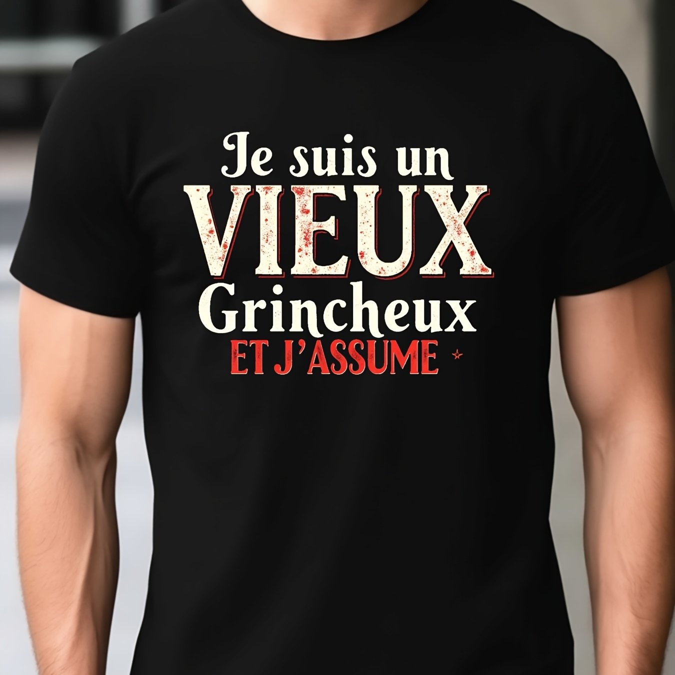 TEMU European And American Men's Fashion Printed Casual Sports Short Sleeve Street Hip Hop T Shirt-unisex Holiday Giftcasual Outing 2026 New Style