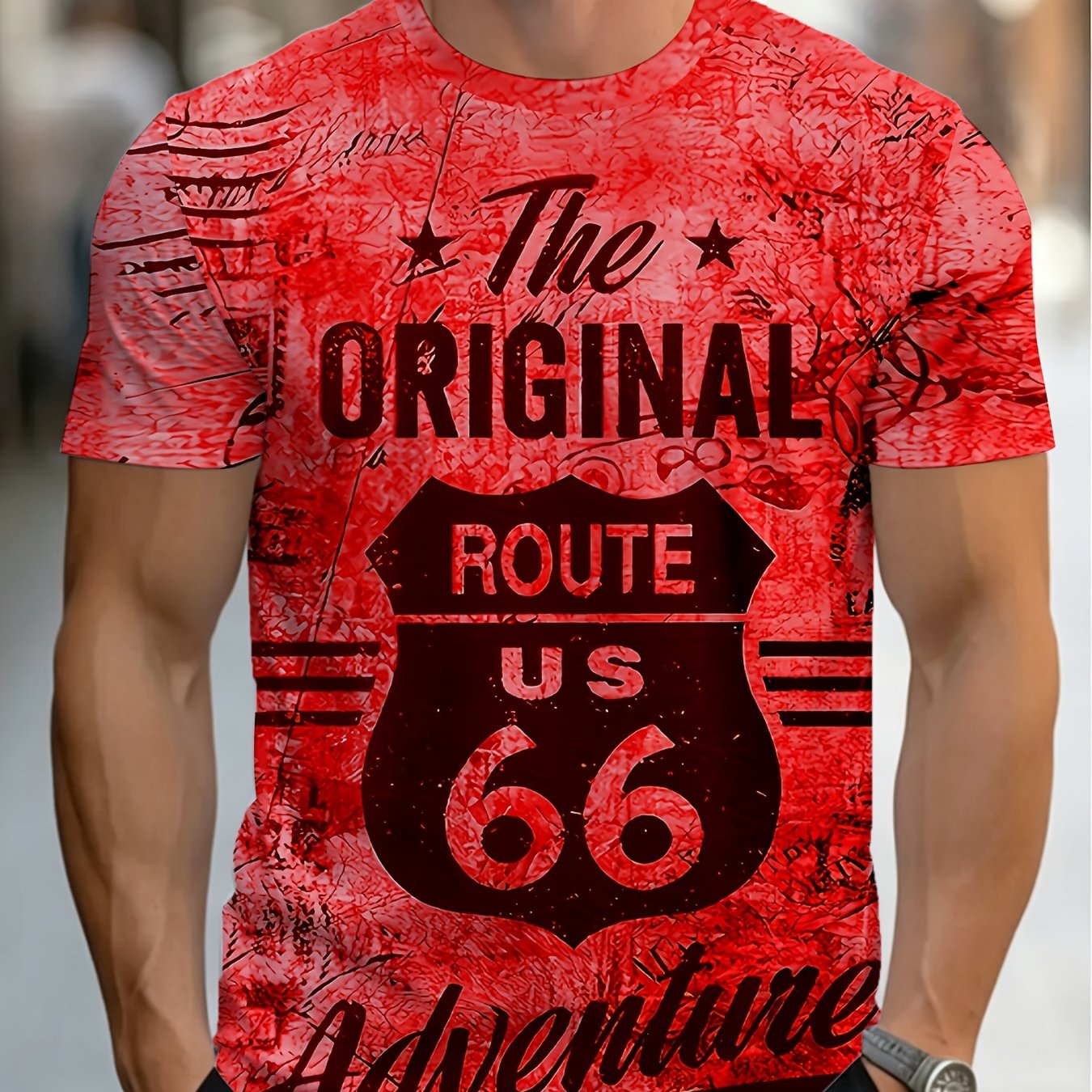 TEMU - Men's Summer Creative Print T-shirt
