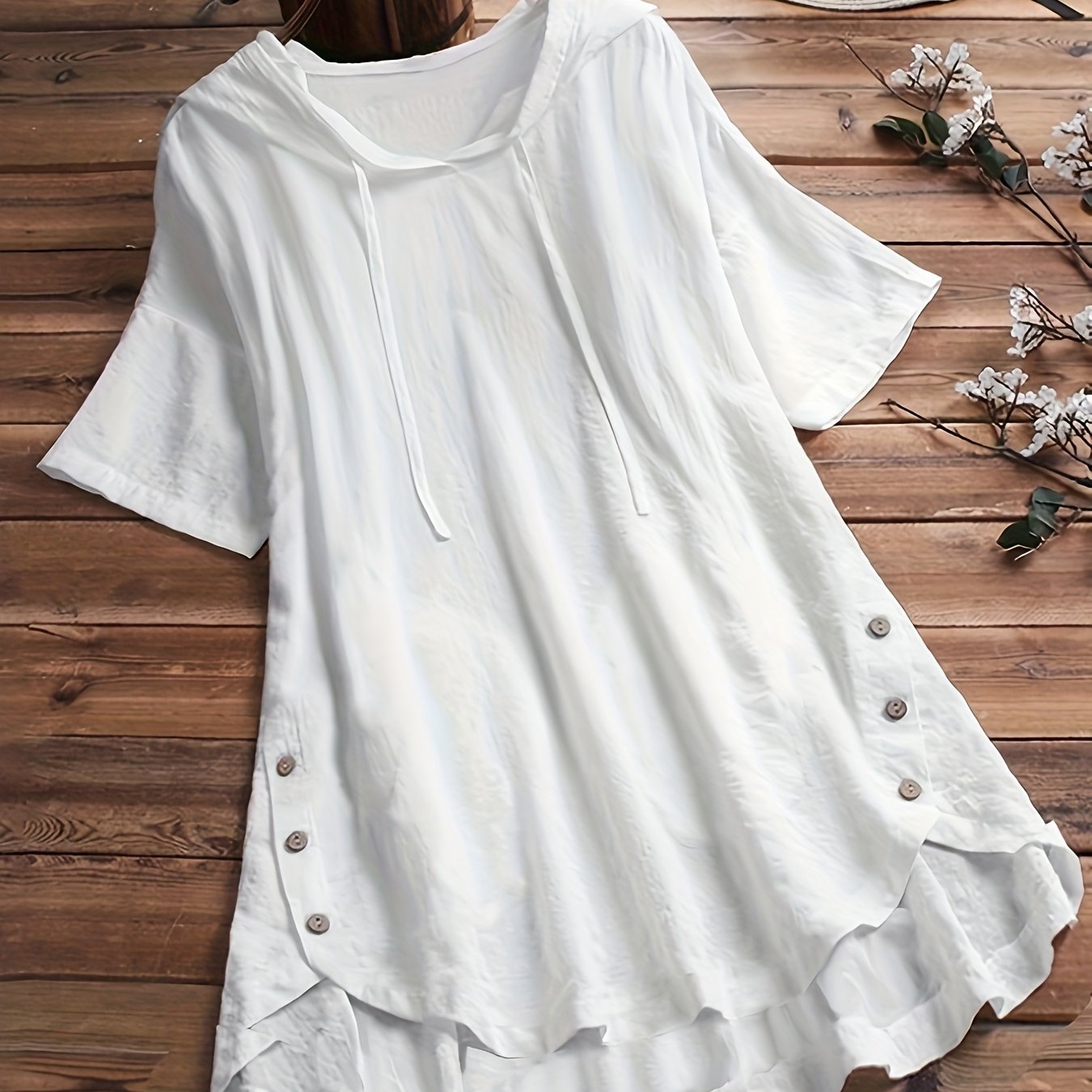 Image of Women's Casual Fashion Hooded Shirt