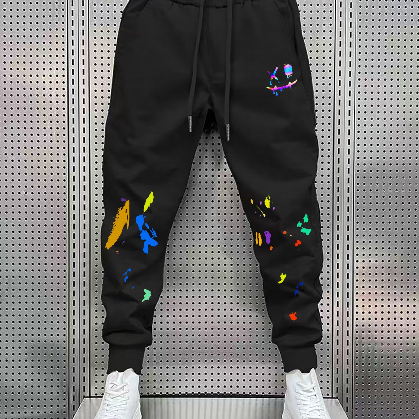 TEMU Trendy And Fashionable Printed Casual Trousers