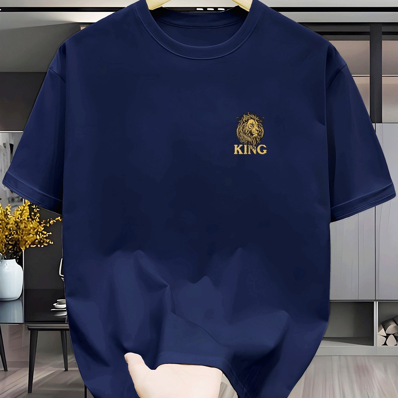 TEMU Men'-piece Round Neck Short Sleeve T-shirt, Stretch Design, Dry And Breathable, Comfortable Fabric, Soft And Comfortable, High-end Fabric, Good
