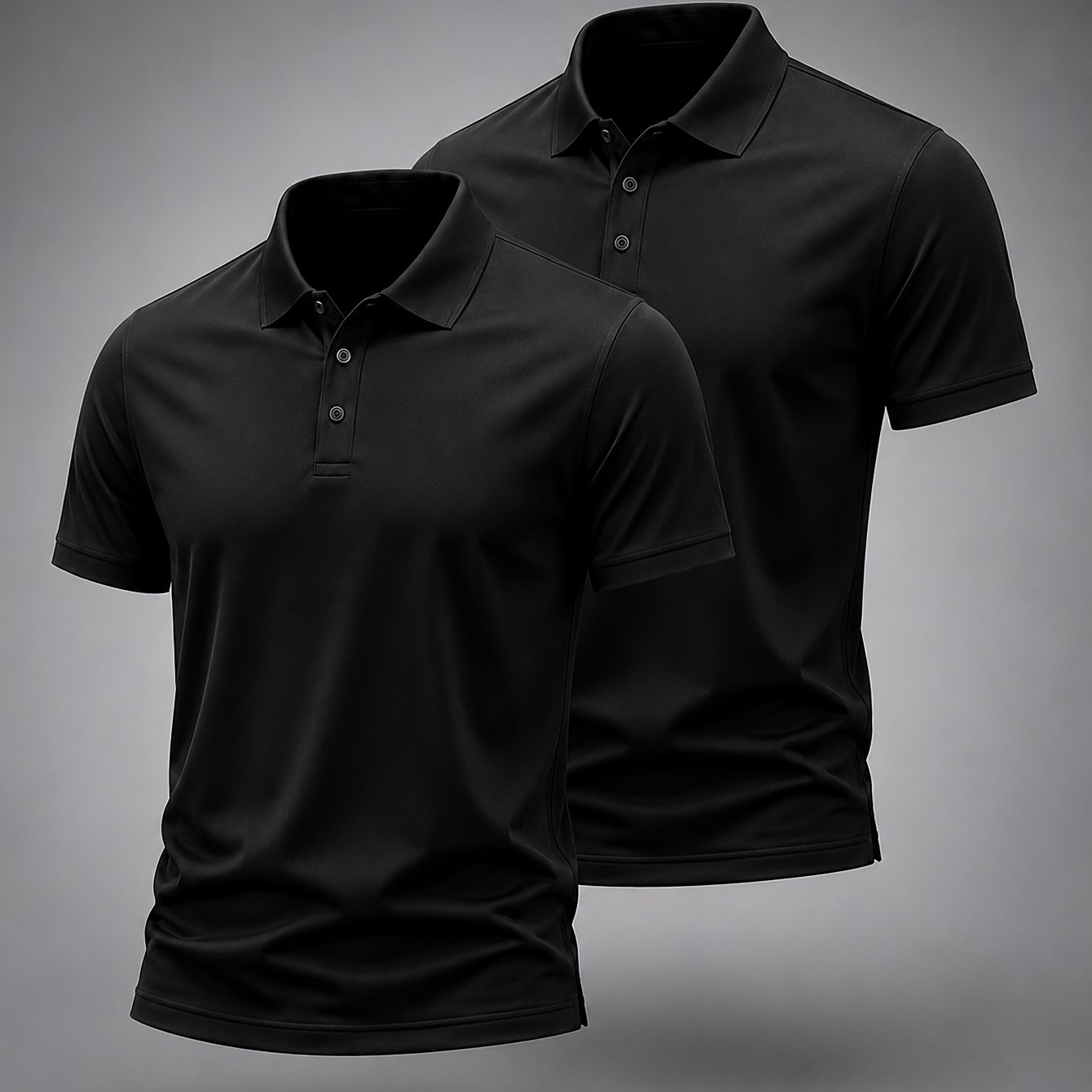 Two-piece Set Solid Color Shirt, High-quality Material, Version, Suitable For Formal Occasions