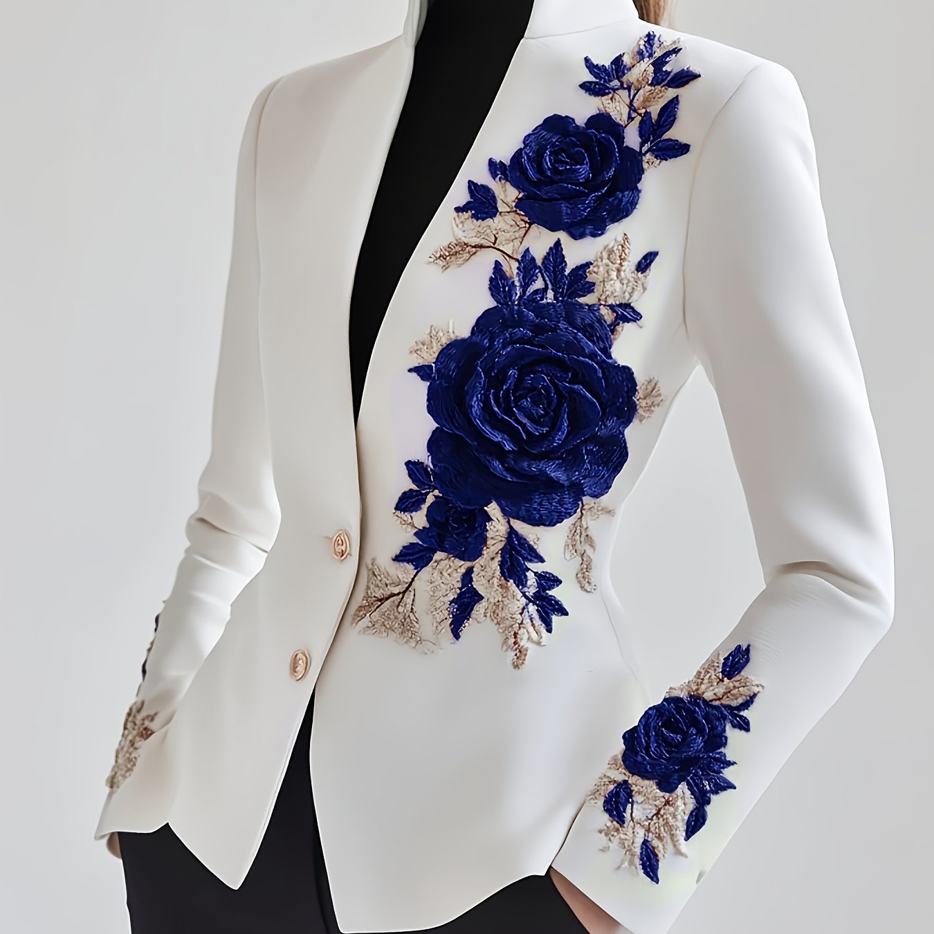 Ameri vintage／ROSE EMBROIDERY JACKET