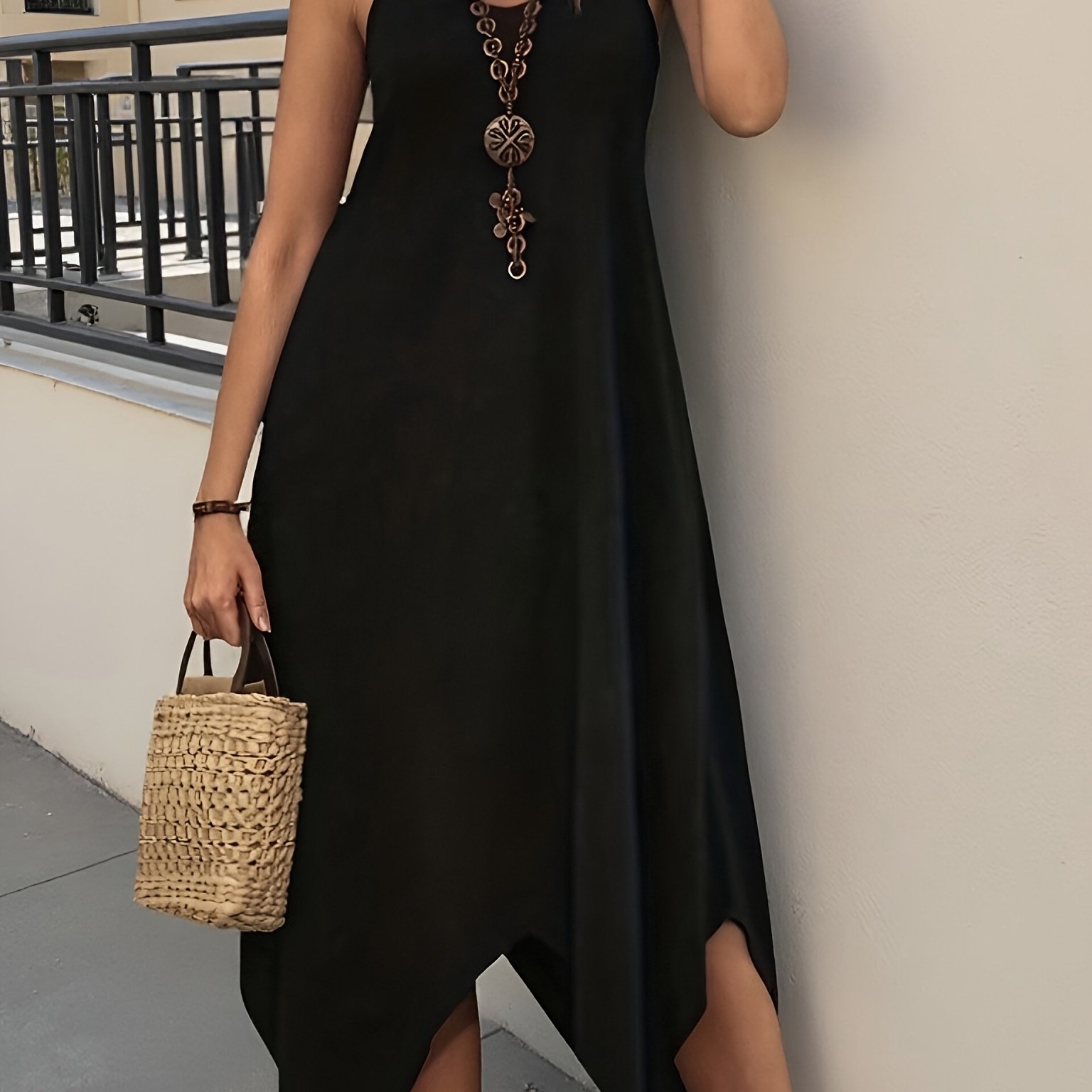 Image of Style Dp030964 Women's Dress, Fashion Solid Color Casual Women's Dress, Women's Dresses