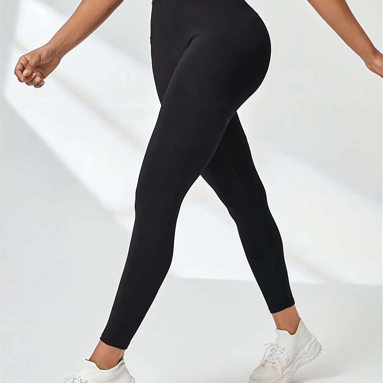 E-shop Frühlings- und Sommer-Damen Sport Hose Hohe Taille Buchstabenbund Elastische Leggings Freizeit Ausflug Laufen Yoga Damenhose Bequeme Fitness