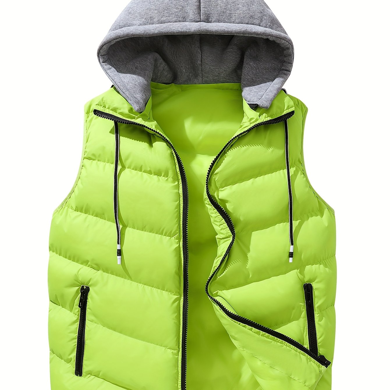 TEMU Men's Warm Vest For Autumn Winter, Outdoor Casual Jacket, Fashionable Versatile Coat