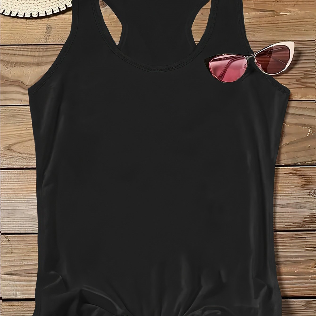 TEMU Plus Size - Plus Size - Plus Size Ladies' Fashion Explosive Solid Color Vest