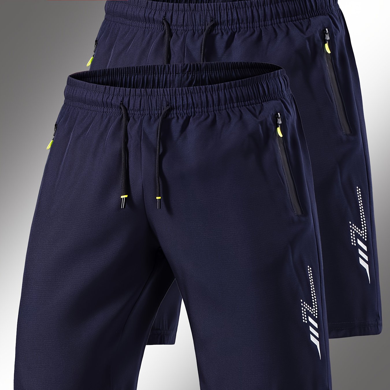 TEMU A Two-piece Set. Suitable For Fitness, Training, Sports, Running, Jogging, Featuring Comfortable And Breathable Zippered Pockets, Quick-drying