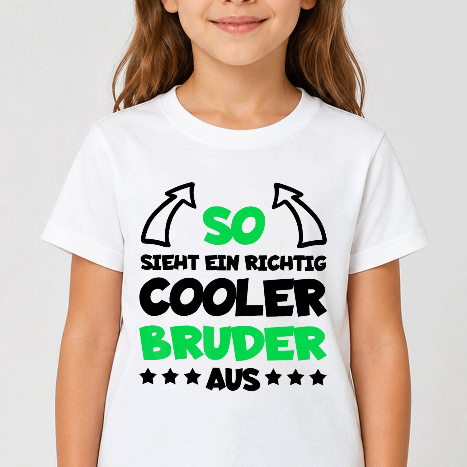 Image of 1pc Cooler Funny Saying Brothers T-shirt Comfortable Casual Crew Neck Tee For Boys And Girls T Shirt, 200g