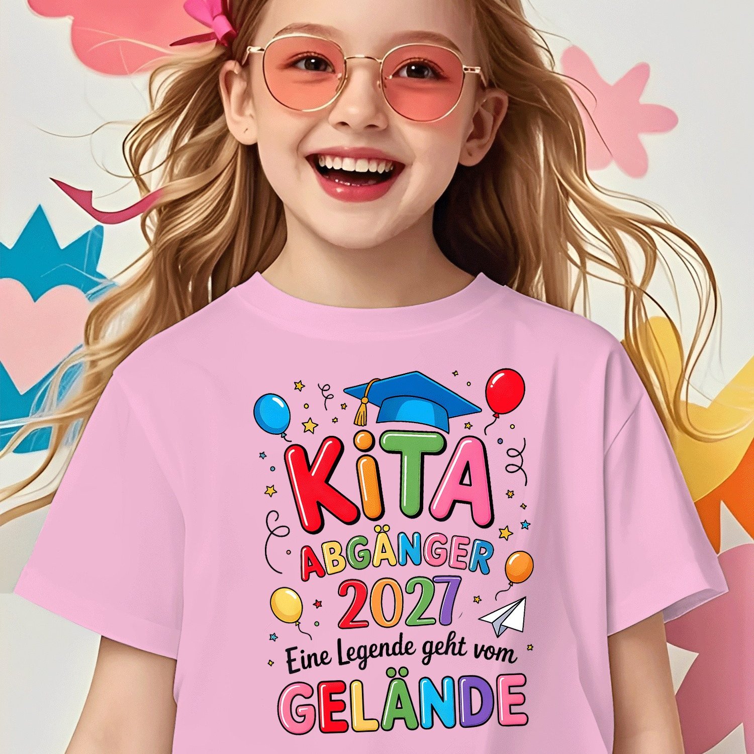 Image of Kita Abgaenger 2027 Schoolchild Boy Girl T-shirt For Boys Girls Kids Children T-shirt