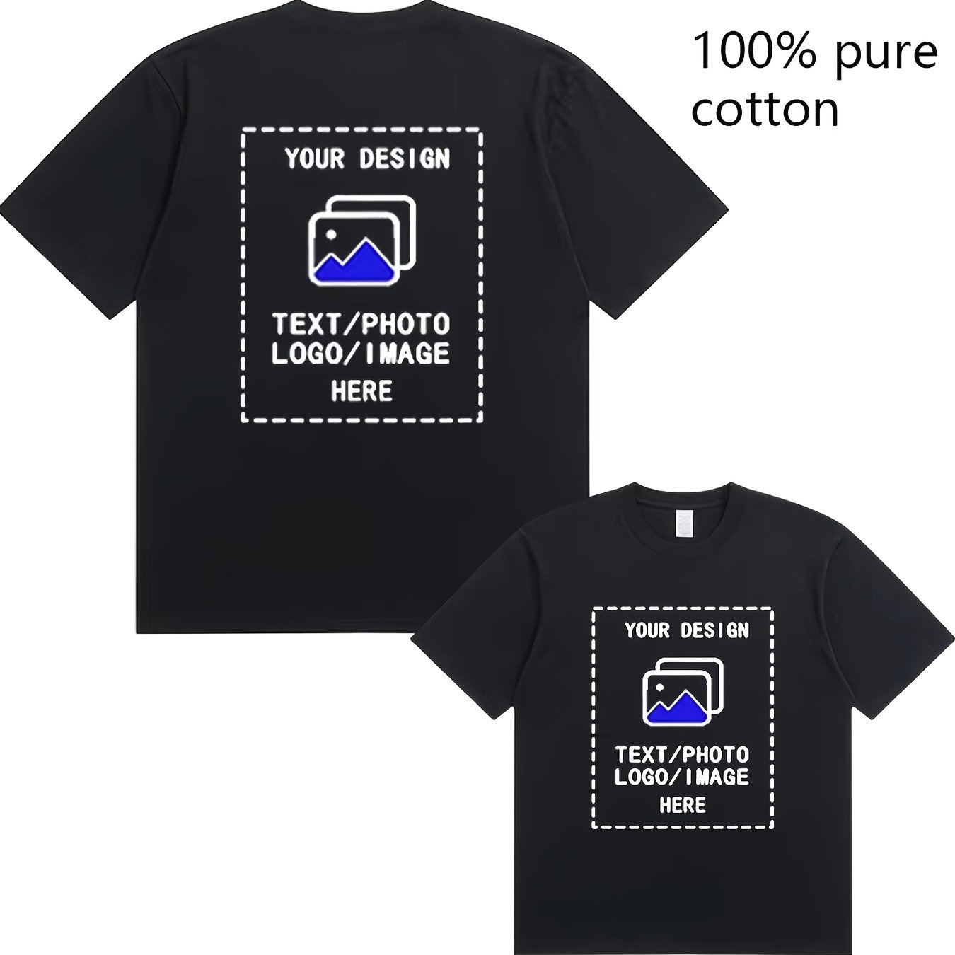 Custom-'s T-shirts Are Suitable For Team Gatherings, Gyms, And Sports Round-neck Short-sleeved Shirts, Plus Size
