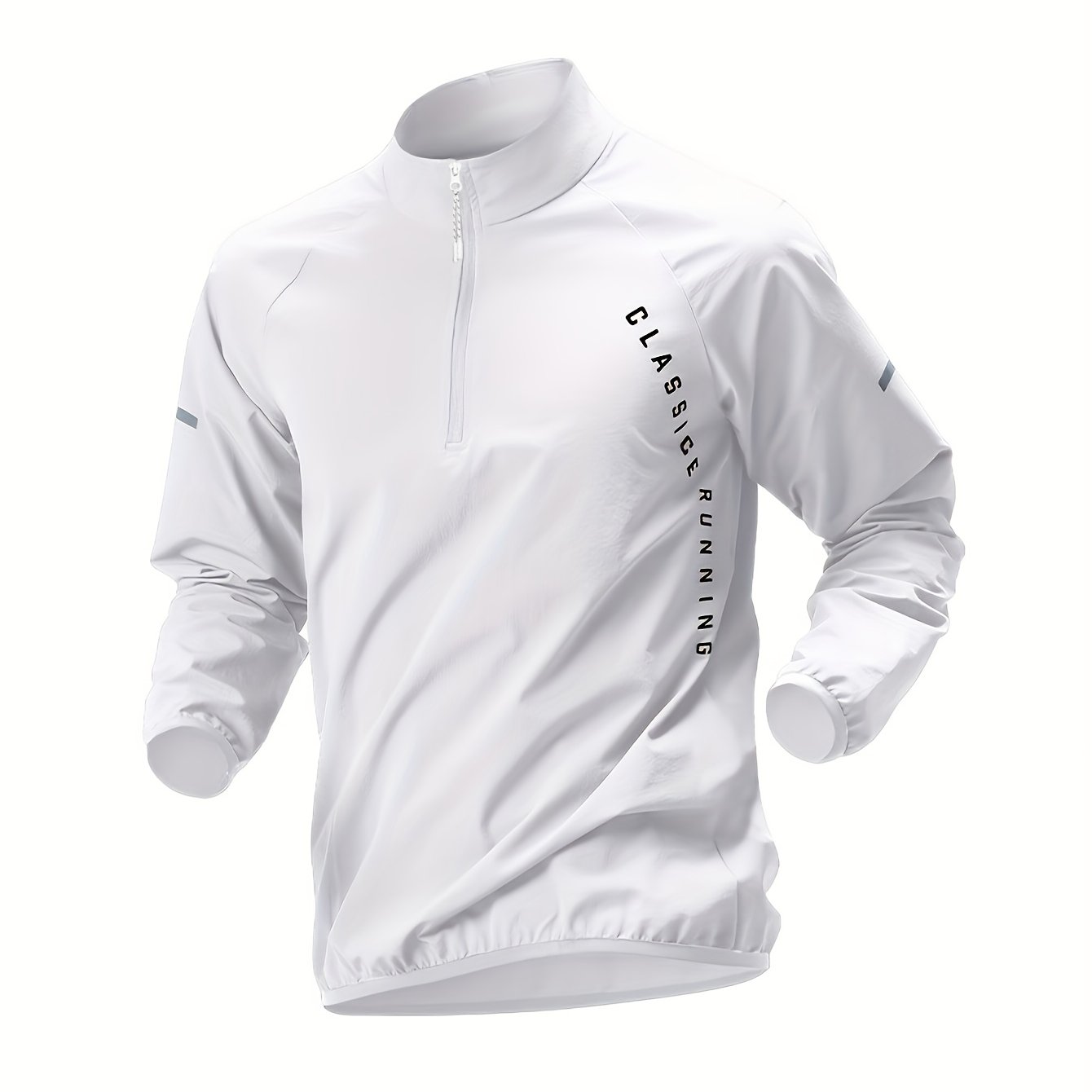 Image of Men's Quick-dry Long Sleeve T-shirt Golf Shirt - Moisture-wicking, Durable, Breathable Polyester Fabric, Round Neck, Ideal For Sports And Outdoor Activities, Athletic Wear, For Gym