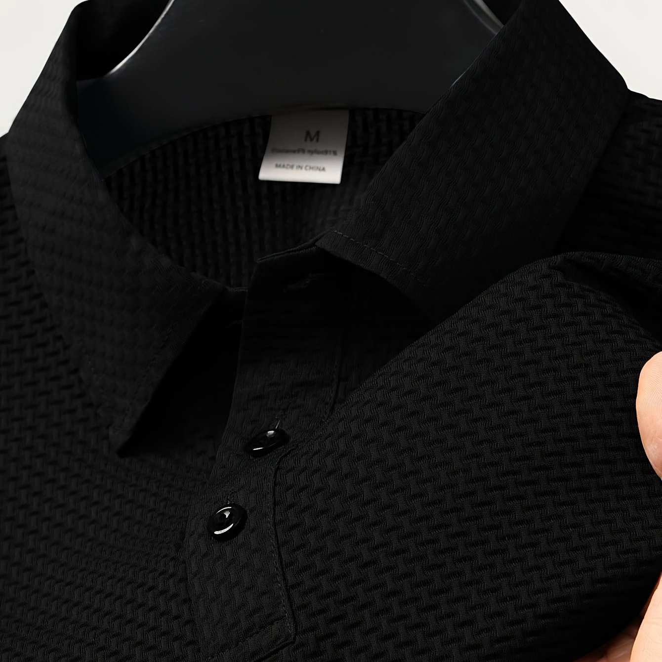TEMU 's Textured Short-sleeve Top For 2026 Summer Daily Commuting, Casual, Simple, And High-quality