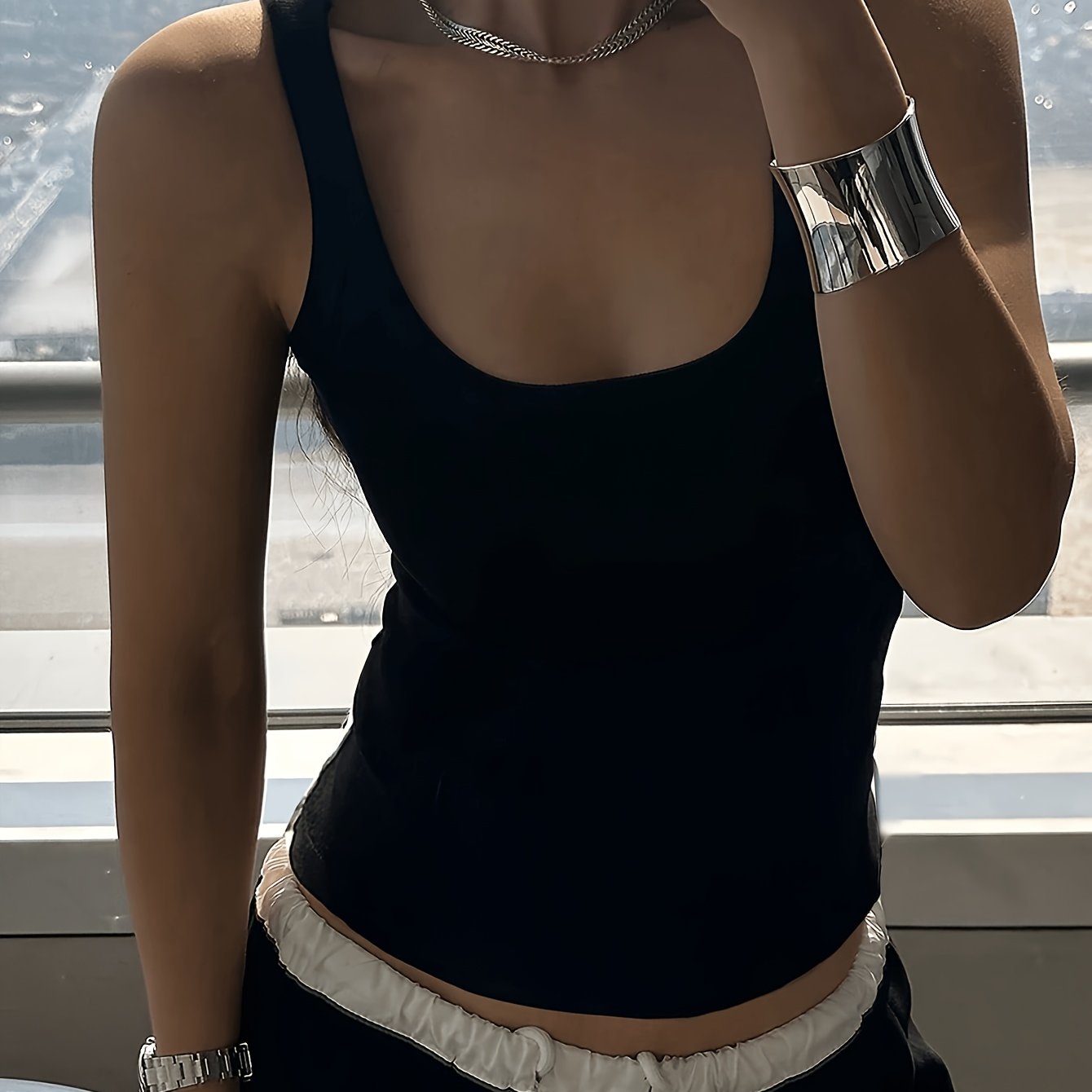 Women's Fashion Slim Fit Bow Back Vest