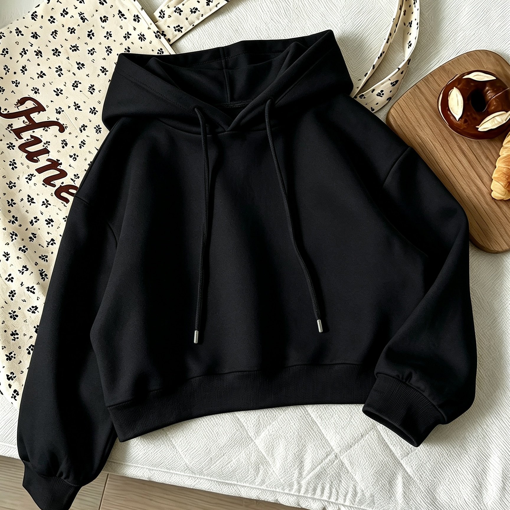 TEMU Women's Short Length Sweatshirt, Casual Athletic Street Style Pullover