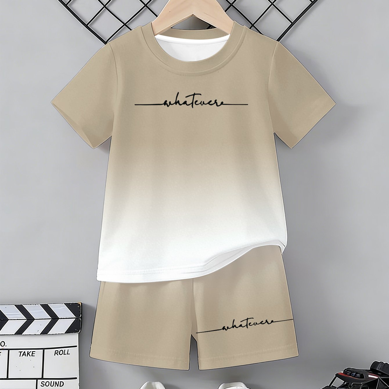 Youth Boys' Printed Casual Summer Short-sleeve Set: Spring/summer Outdoor Sports T-shirt And Shorts Two-piece Outfit, School Opening Season Accessory (excluding), Suitable For Outdoor Activities