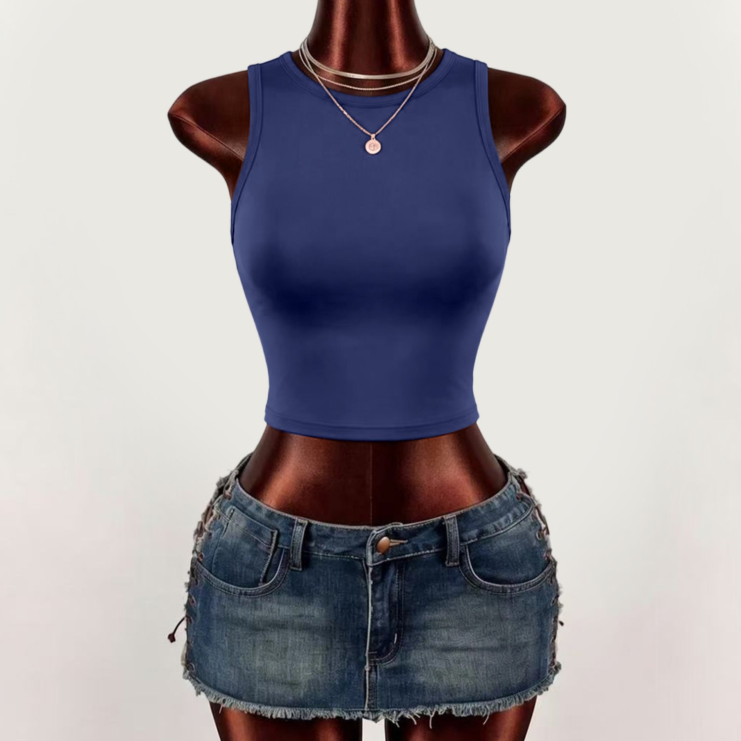 TEMU 1pc Solid Color Women's Clothing Women's Tops, T-shirts Suitable For Dating/commuting/ Women's Clothing Additions Not Included D35-ai1873