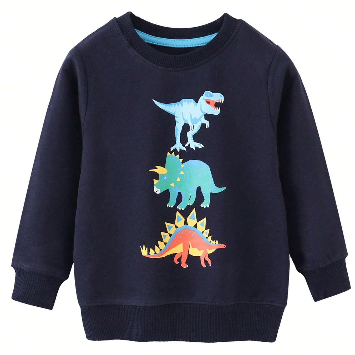 Casual Long-sleeve Tops For Boys And Girls, Designed For And