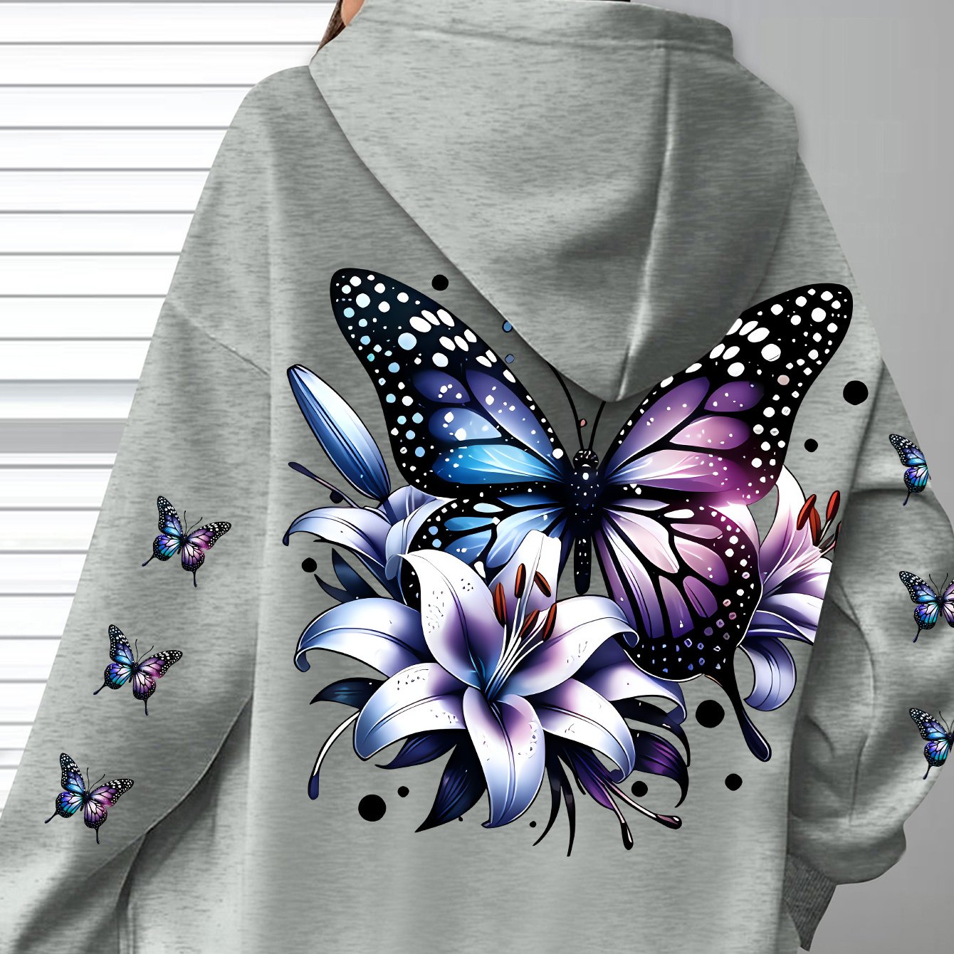 Image of A Trendy Sweatshirt Woman's Hoodie High Quality Thick Sweatshirt Autumn Winter Wear For Casual Gift For Who