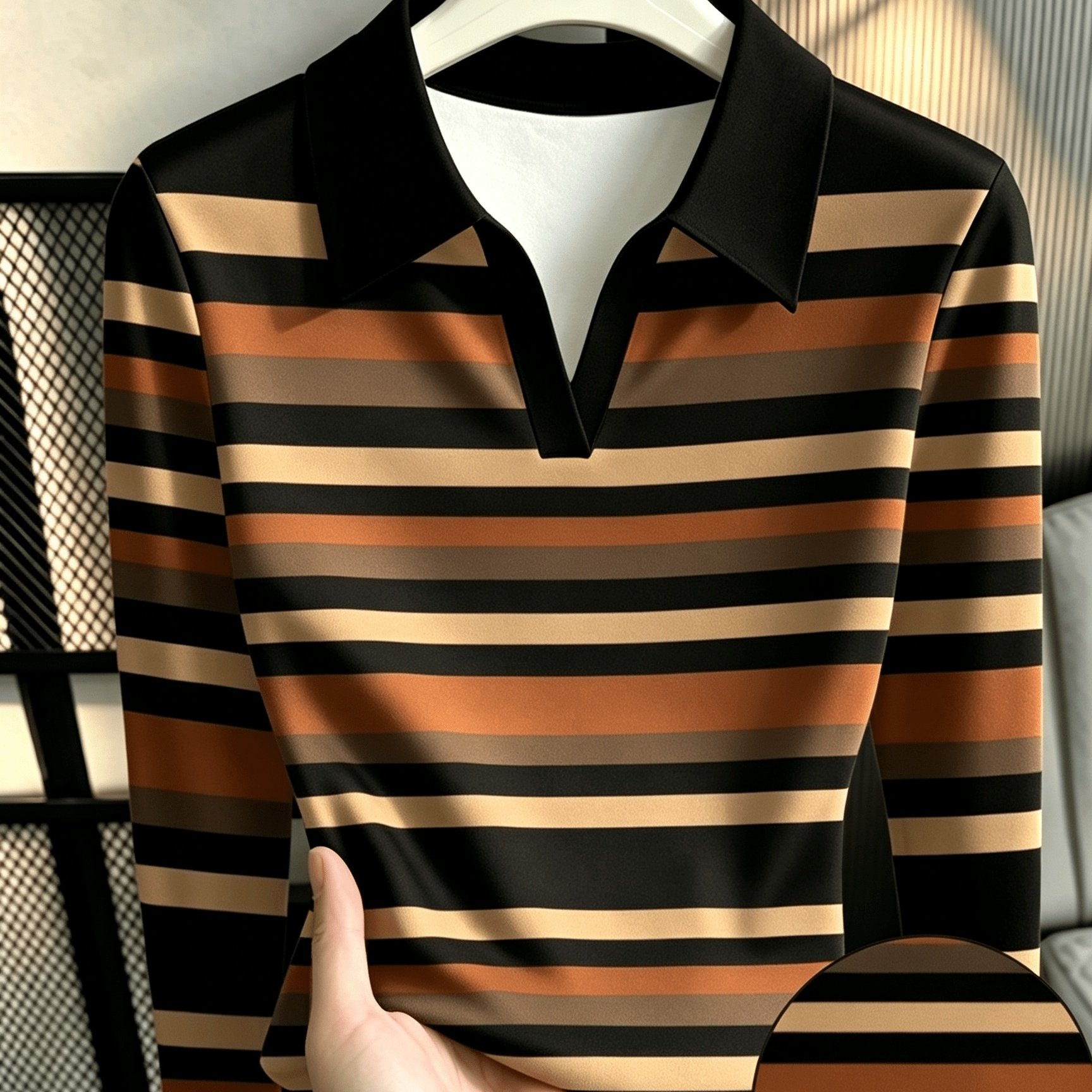 TEMU 2026 Summer Ins-style New Women' Luxury Long-sleeve Shirt, Vintage High-end Feel With Exquisite Texture, Niche Light Luxury Simple Versatile