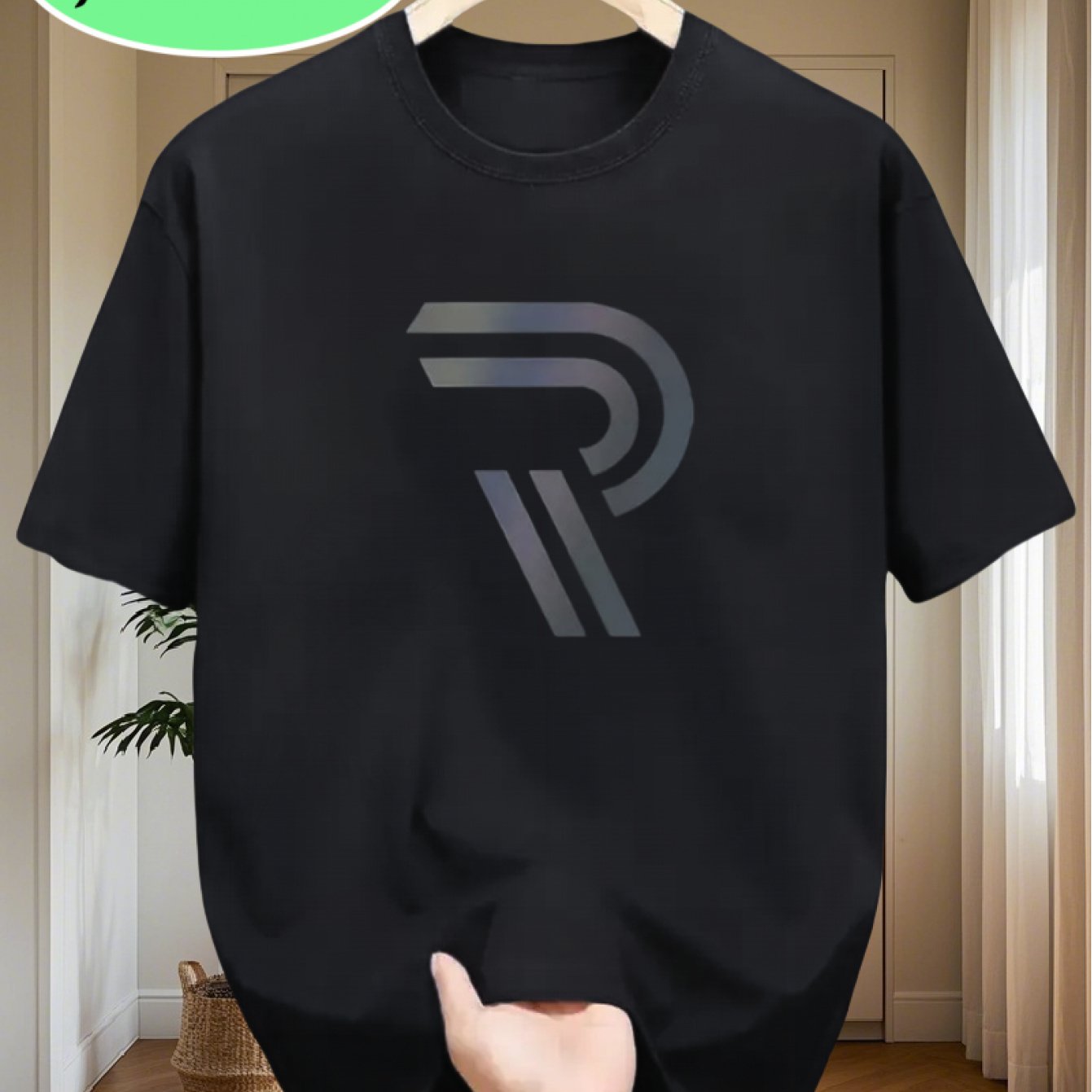 Image of R Men's T-shirt, A Versatile Casual Base Layer, Comfortable For Sports