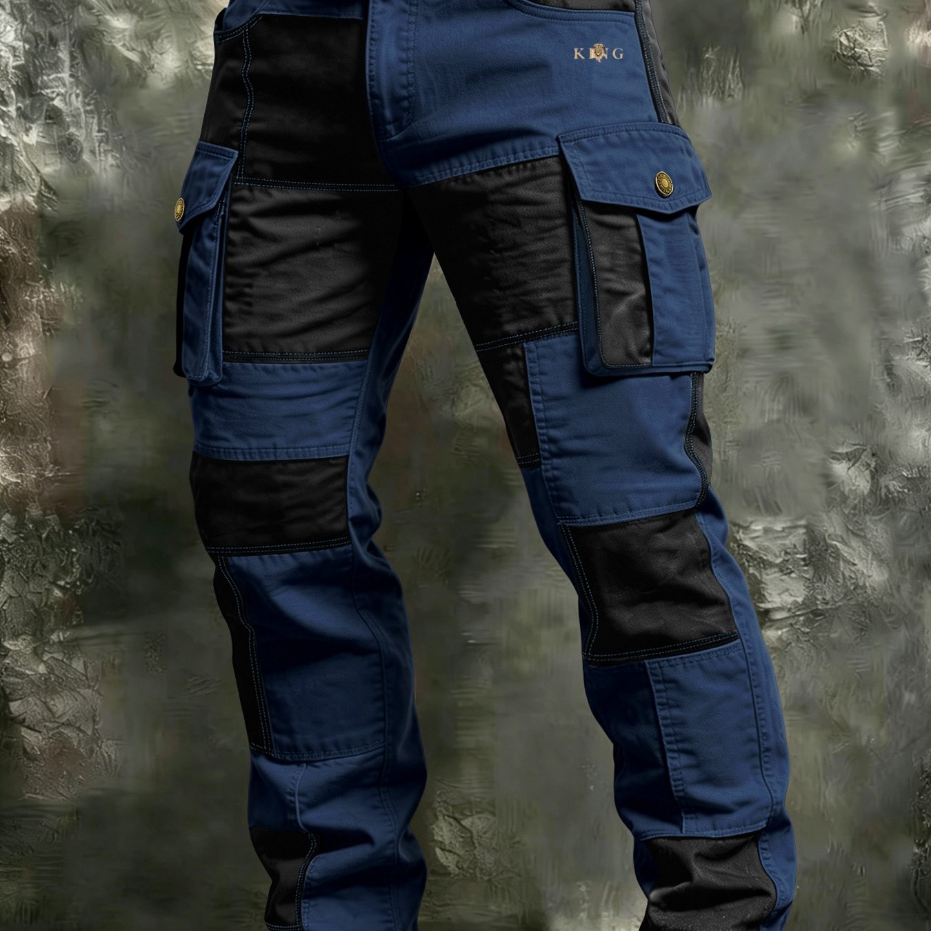 Image of Men's 100% Cargo Pants. Multi-. Casual Athletic Cargo Trousers. Suitable For Hiking Outdoor Sports And Travel. Suitable For Mountain Climbing And Camping, Plus Size