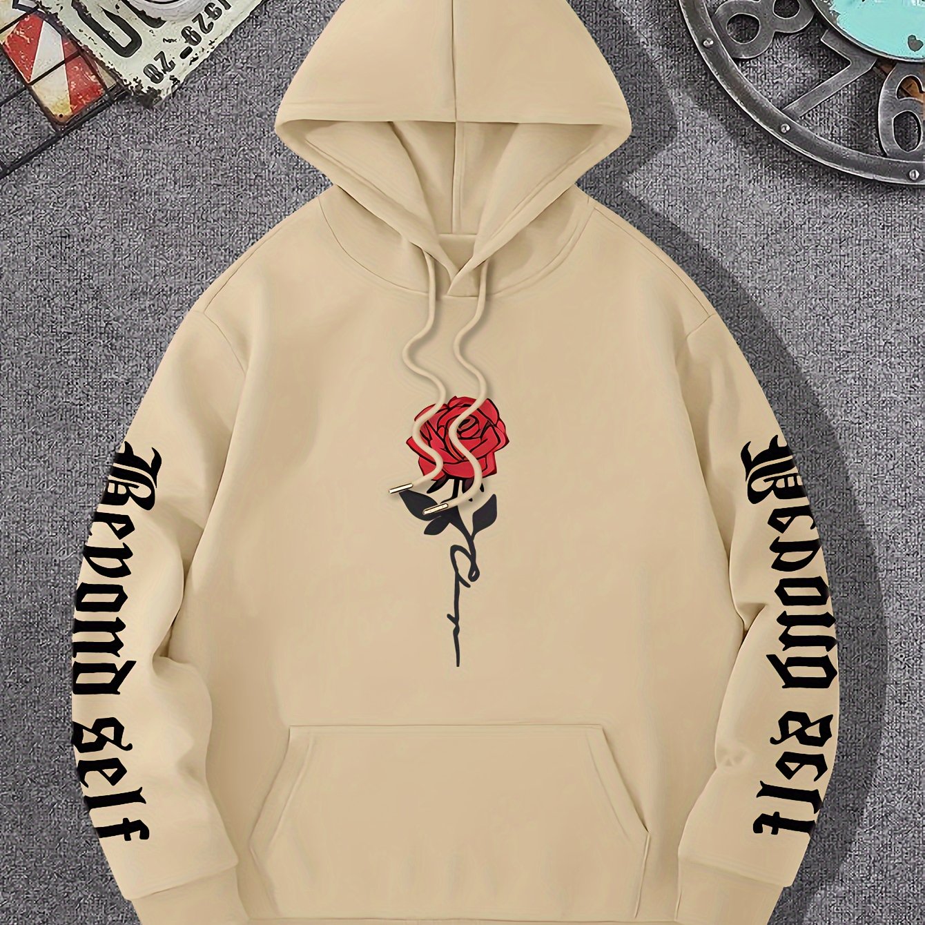 TEMU Otoño e Invierno Suelto Casual, Sudadera con Capucha de Larga para Hombres y Mujeres, Más Terciopelo, Top, y , ideal para el frío, versátil