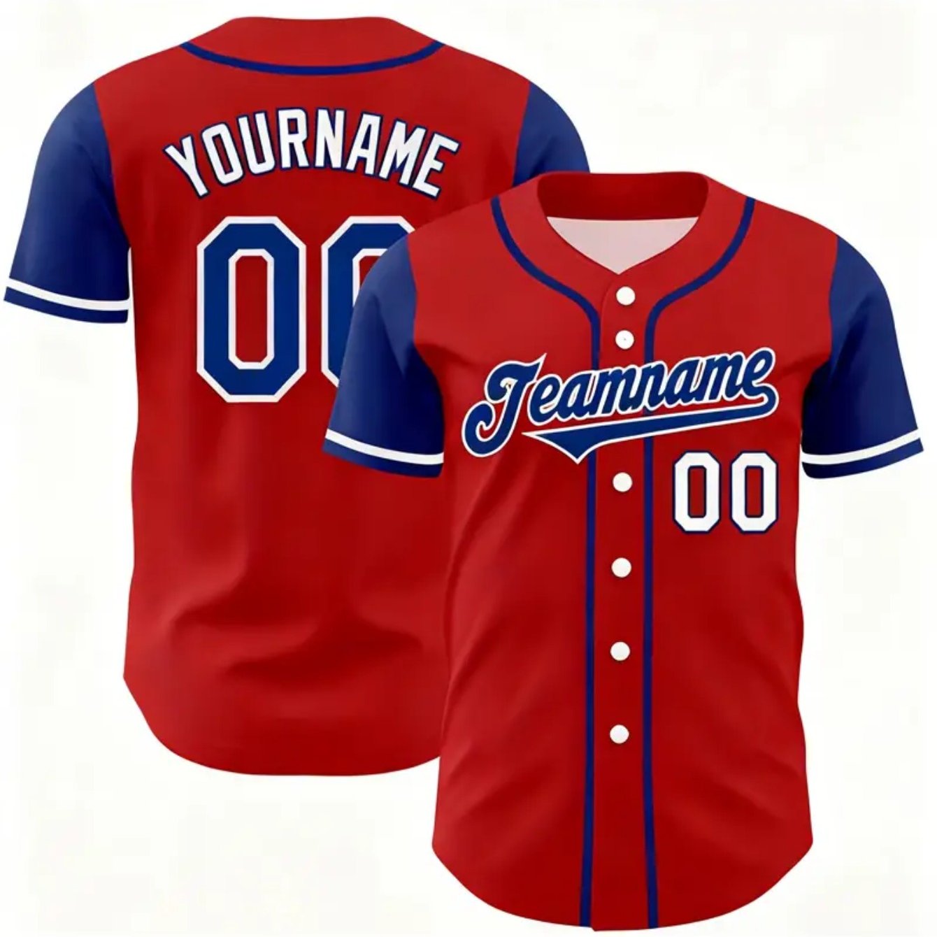 TEMU Maglia da baseball personalizzata da , design con della stampato, durevole, abbigliamento sportivo casual