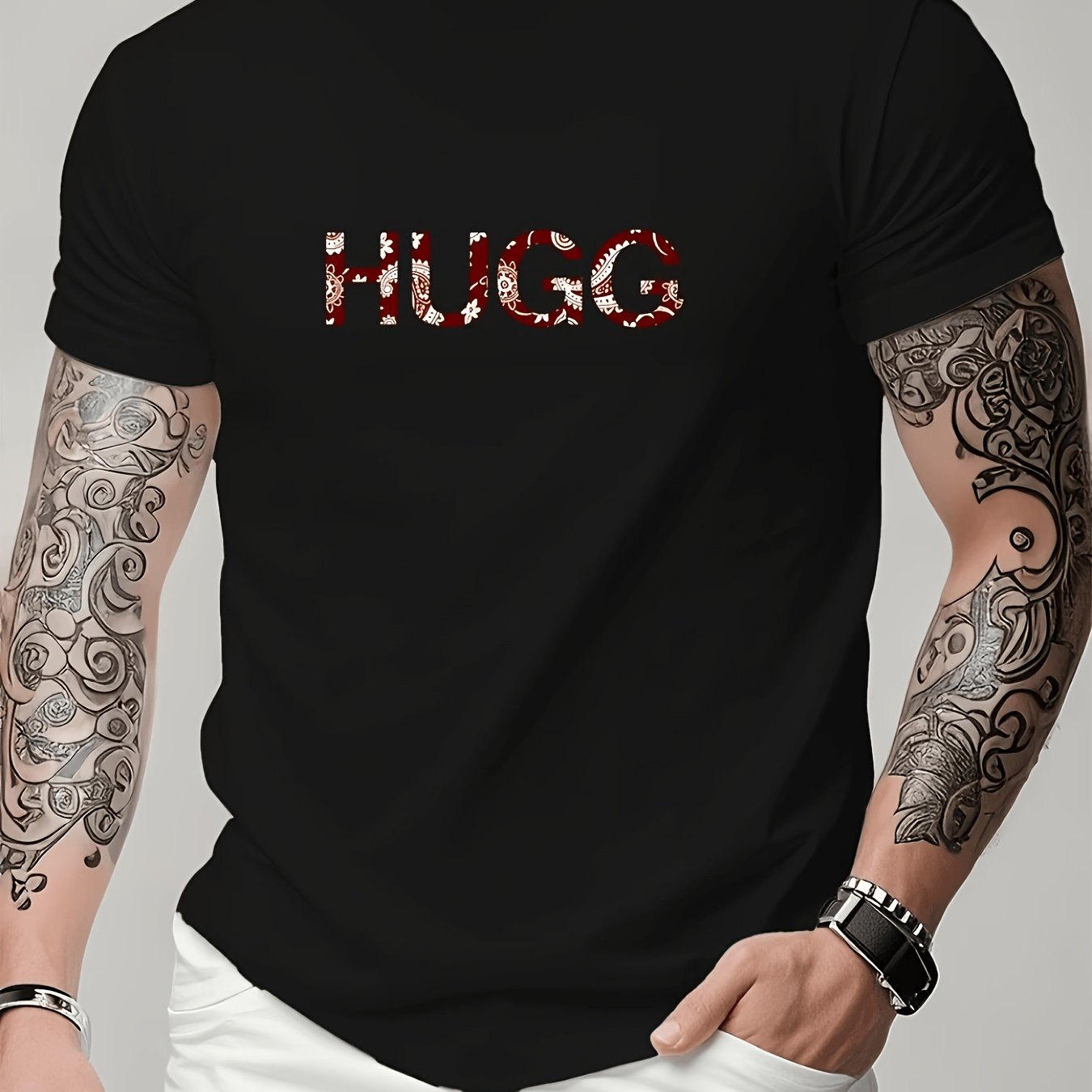 TEMU 2026 New Style Men's Outdoor Casual Breathable Quick-dry Moisture-wicking Round Neck Micro-elastic T-shirt Loose Versatile Top