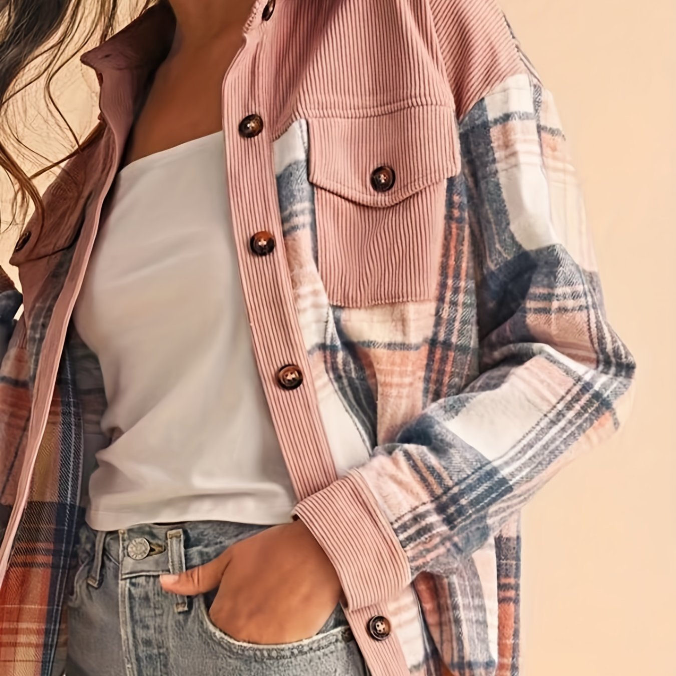 Image of Women's Long-sleeve Design Coat