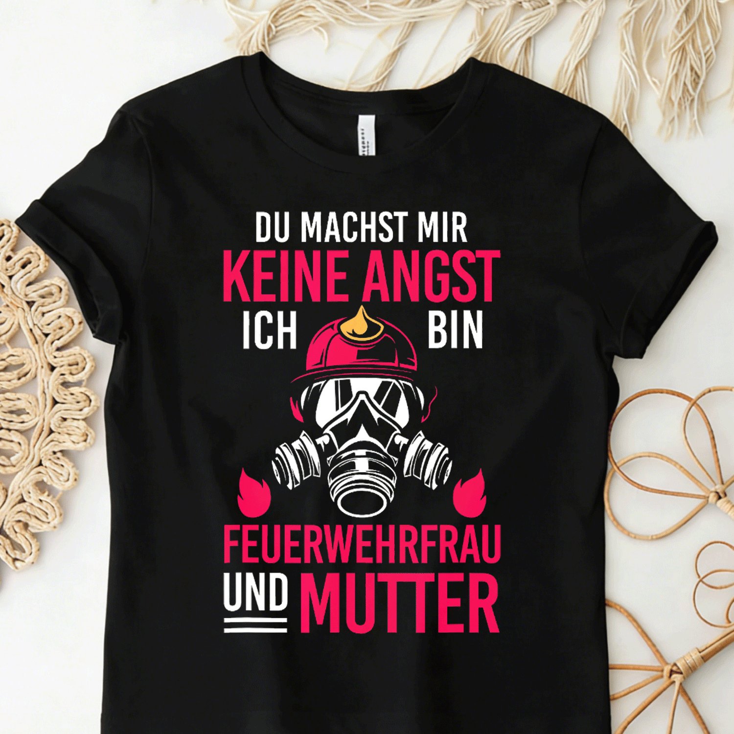 Men' & Women' Firefighter T-shirt - Volunteer Fire With Firefighter Helmet & Fire Suitable For Casual Wear, Machine Washable Round Neck Tee For Fire Gifts, Everyday Apparel (unisex)