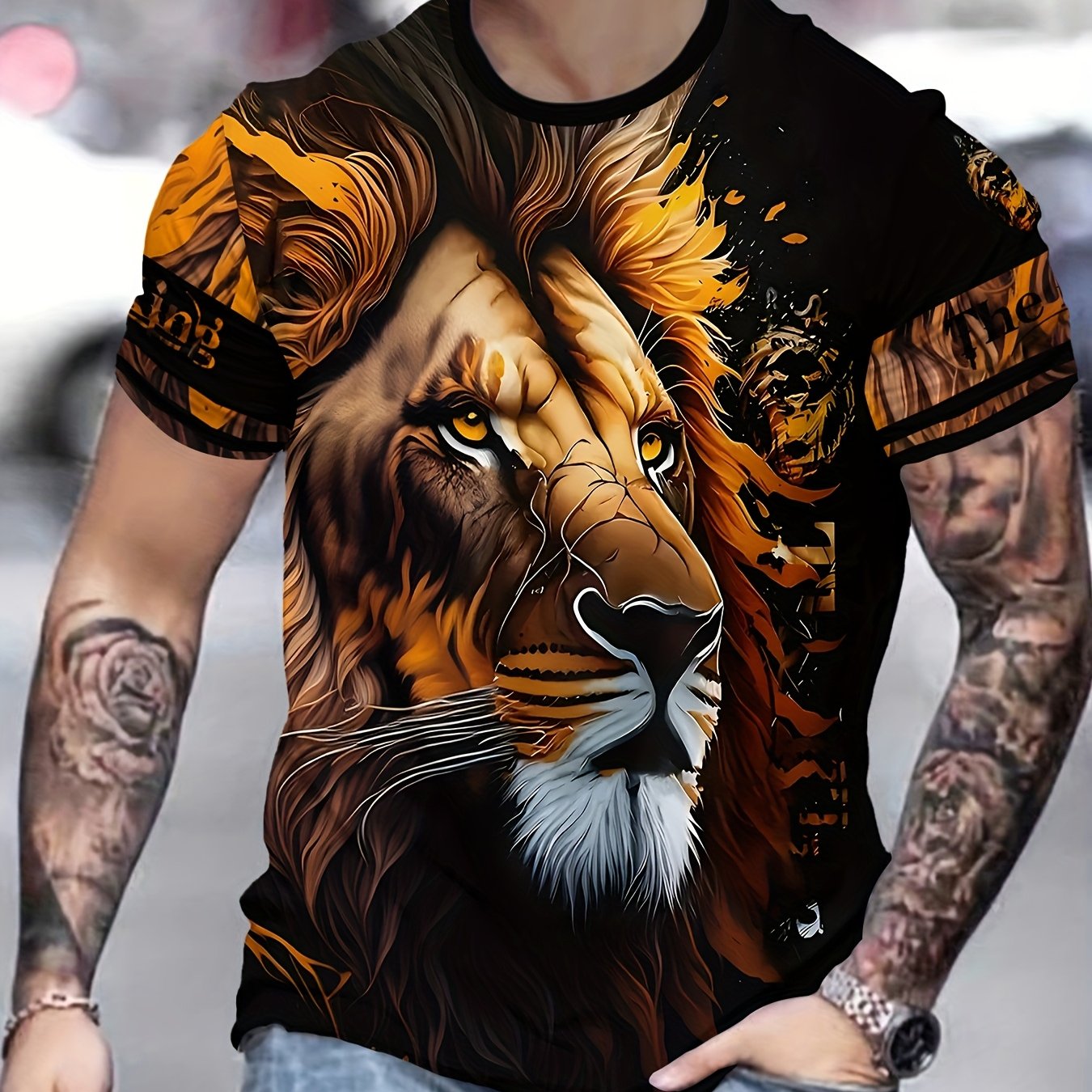 TEMU Ale Novelty Men's 3d Print Fashion T-shirt